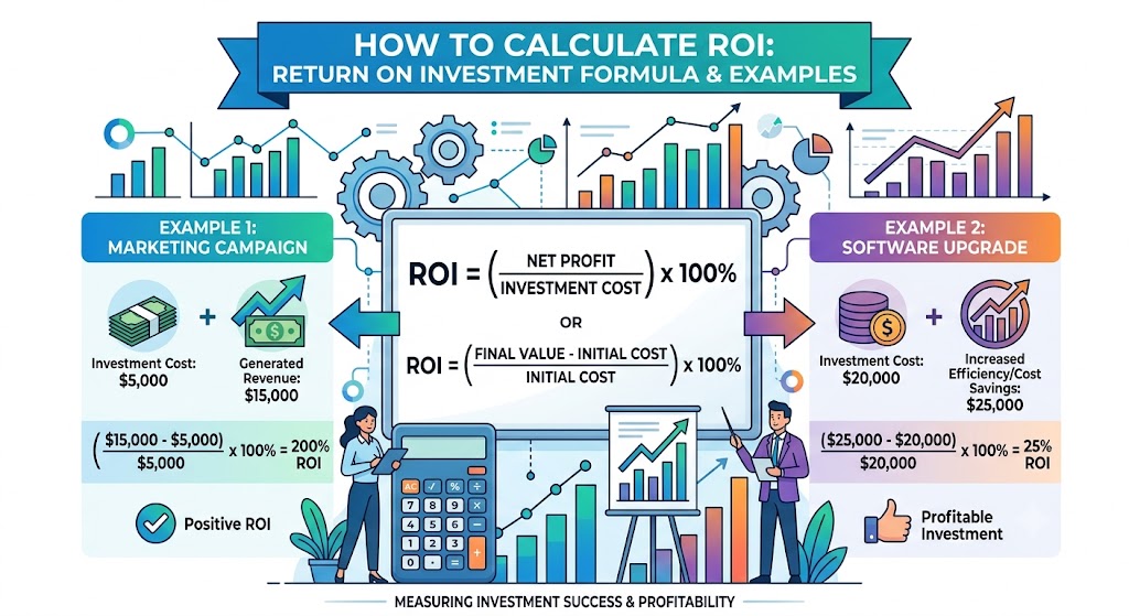 How to Calculate ROI: Return on Investment Formula & Examples