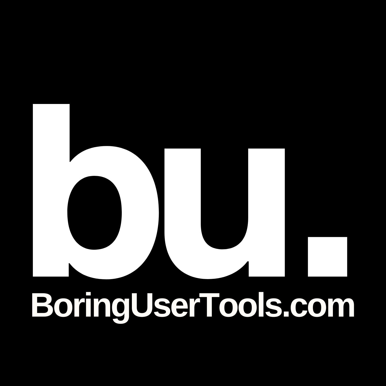 BoringUserTools logo
