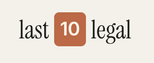 Last 10 legal logo