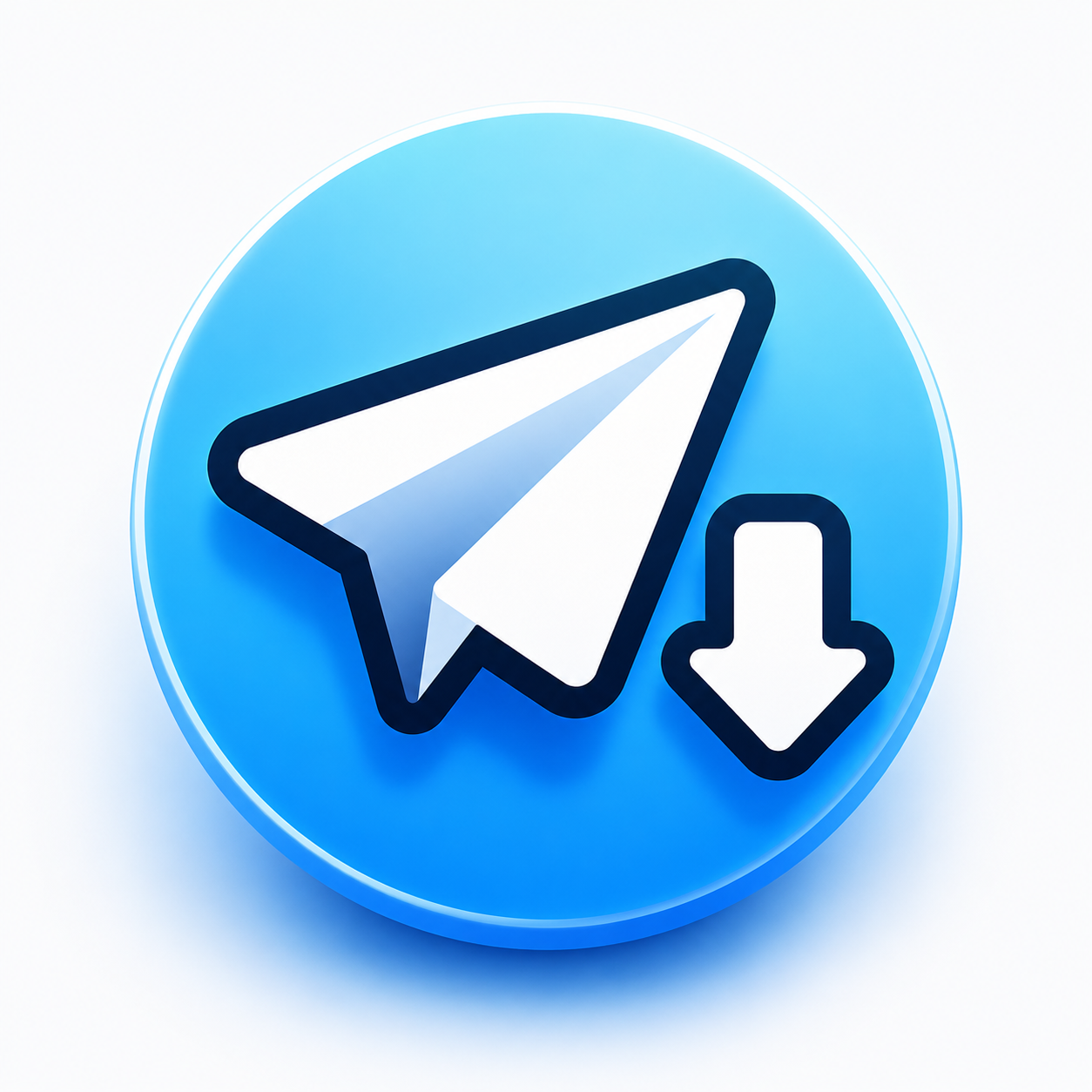 telegram video downloader logo