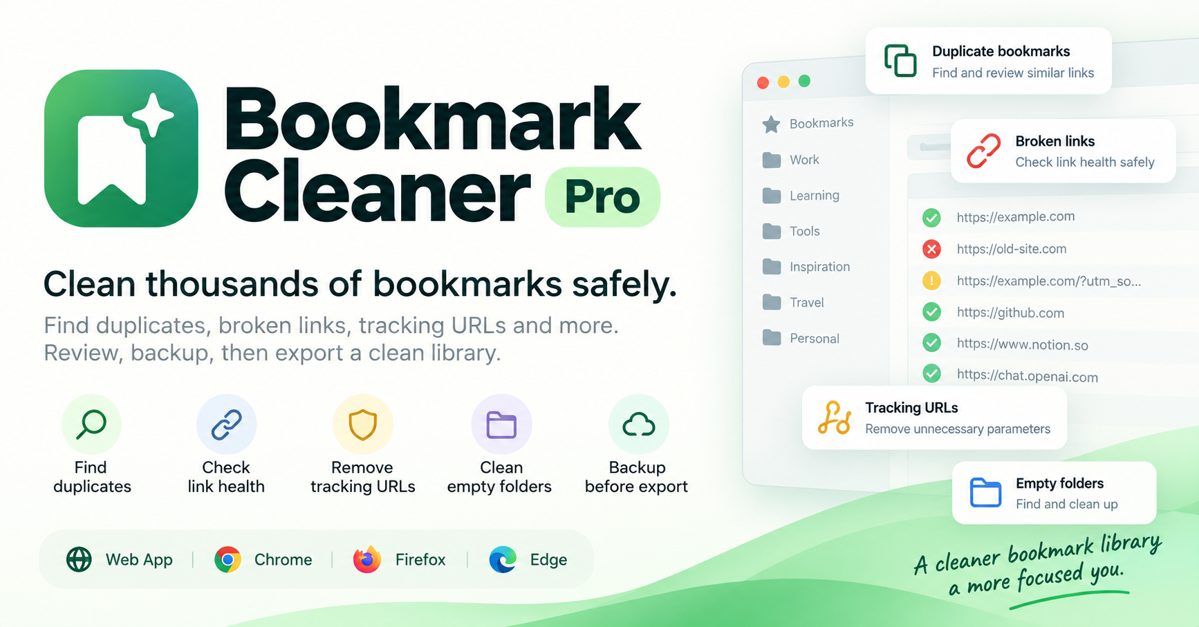 Bookmark Cleaner logo