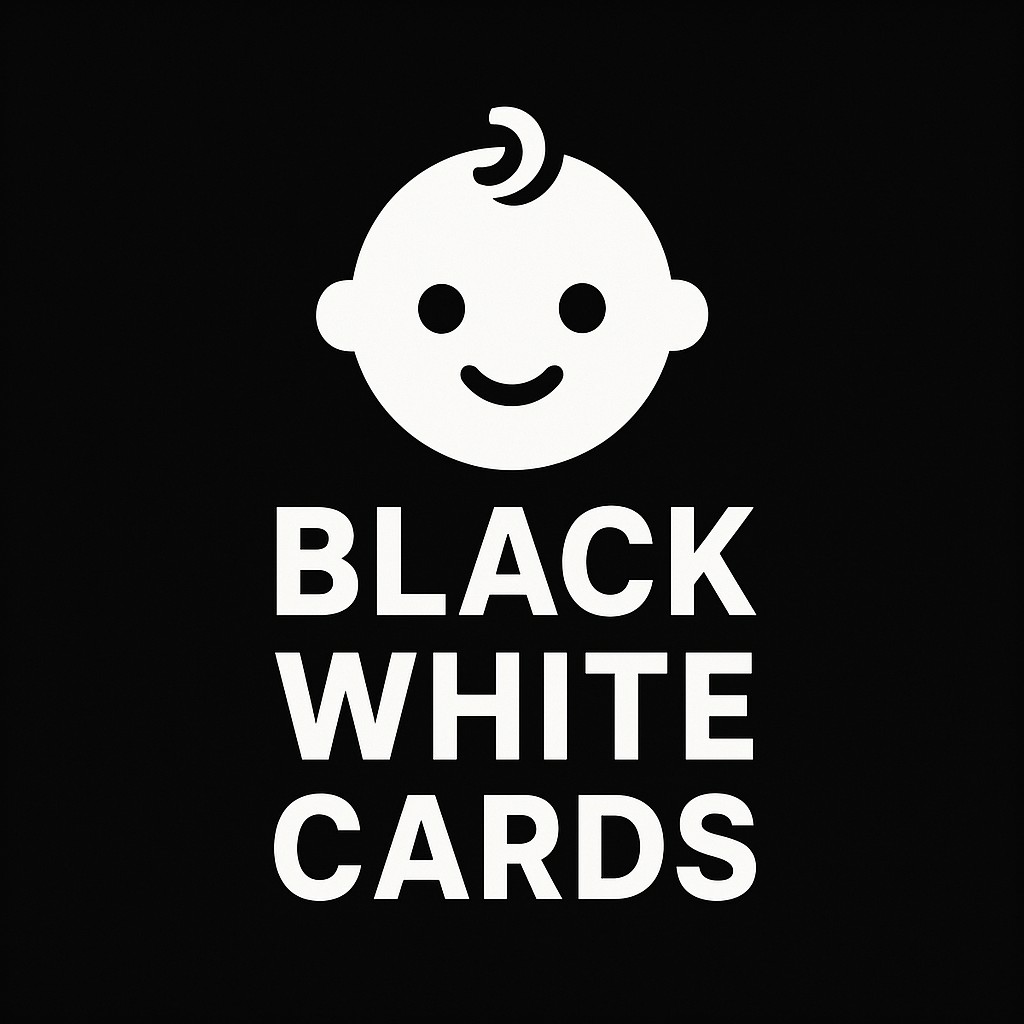 Black & White Baby Cards logo
