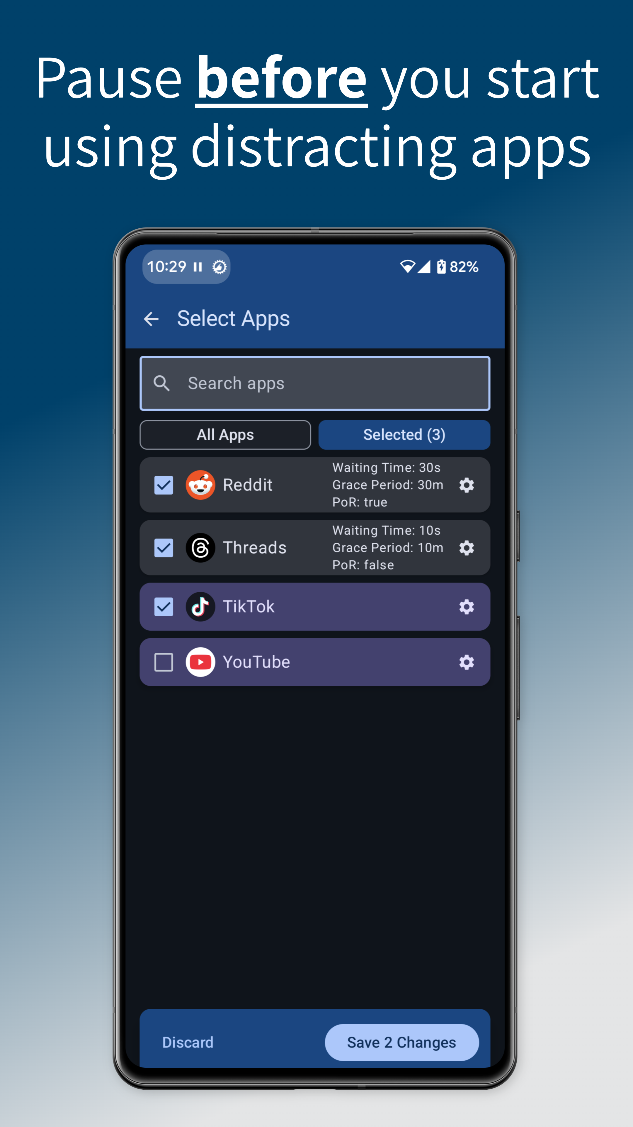 App Pause: Mindful Screen Time screenshot 2