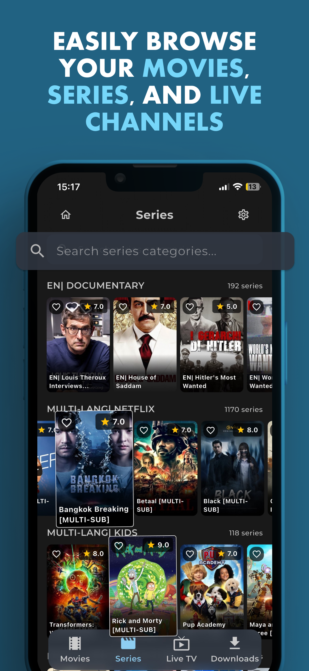 EDGE IPTV screenshot 1