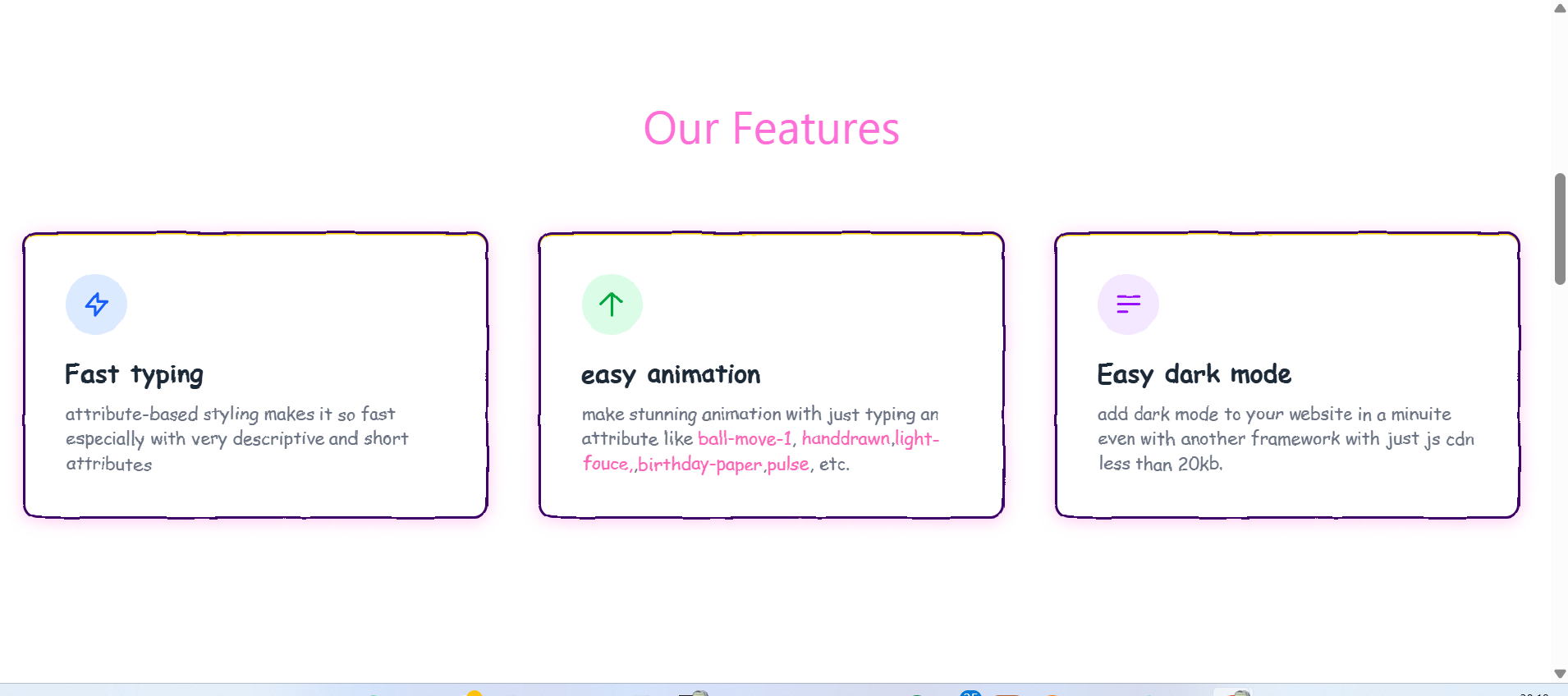 Butterfly CSS screenshot 2