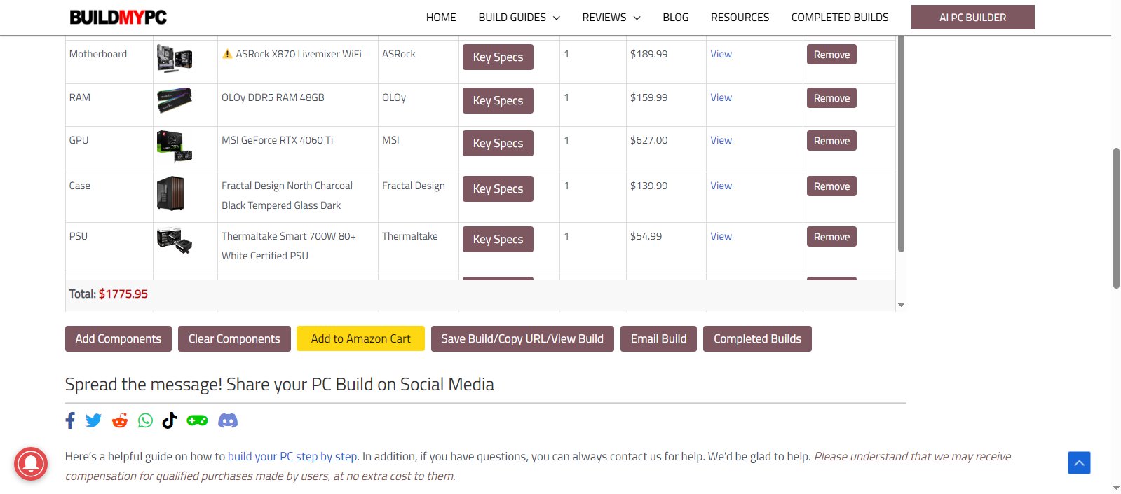 AI PC Builder screenshot 2