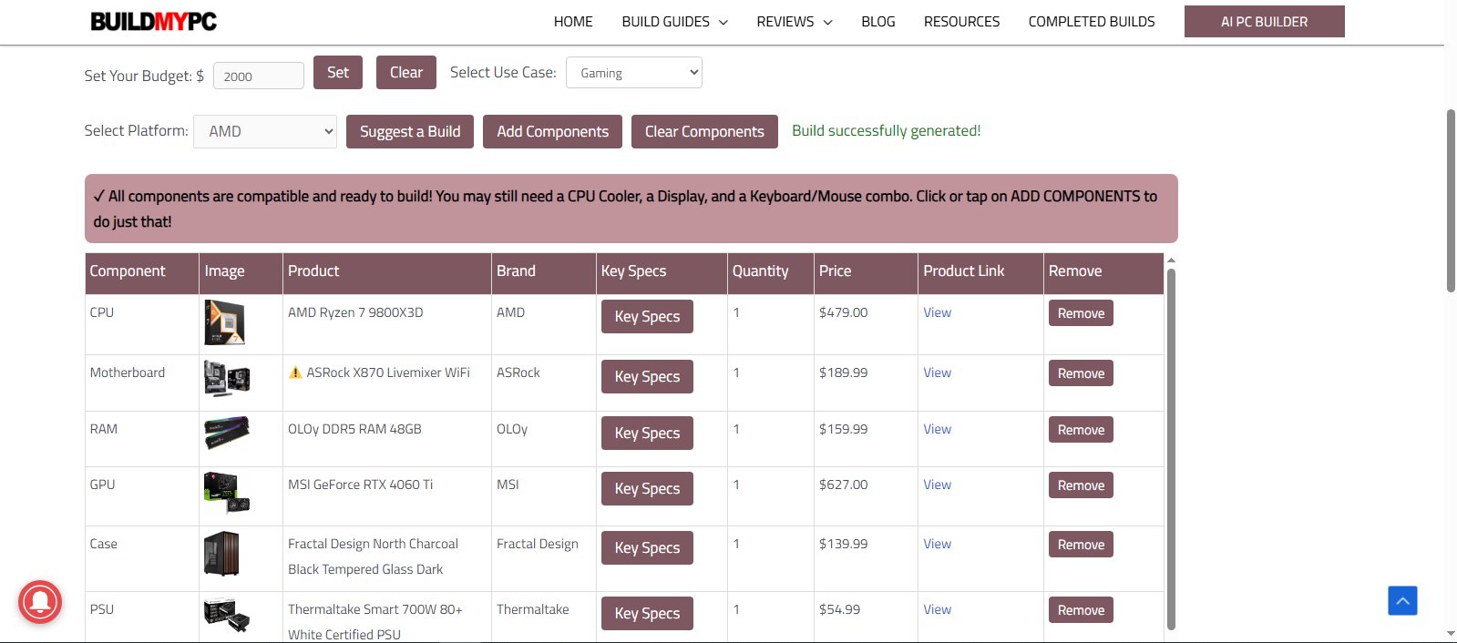 AI PC Builder screenshot 3