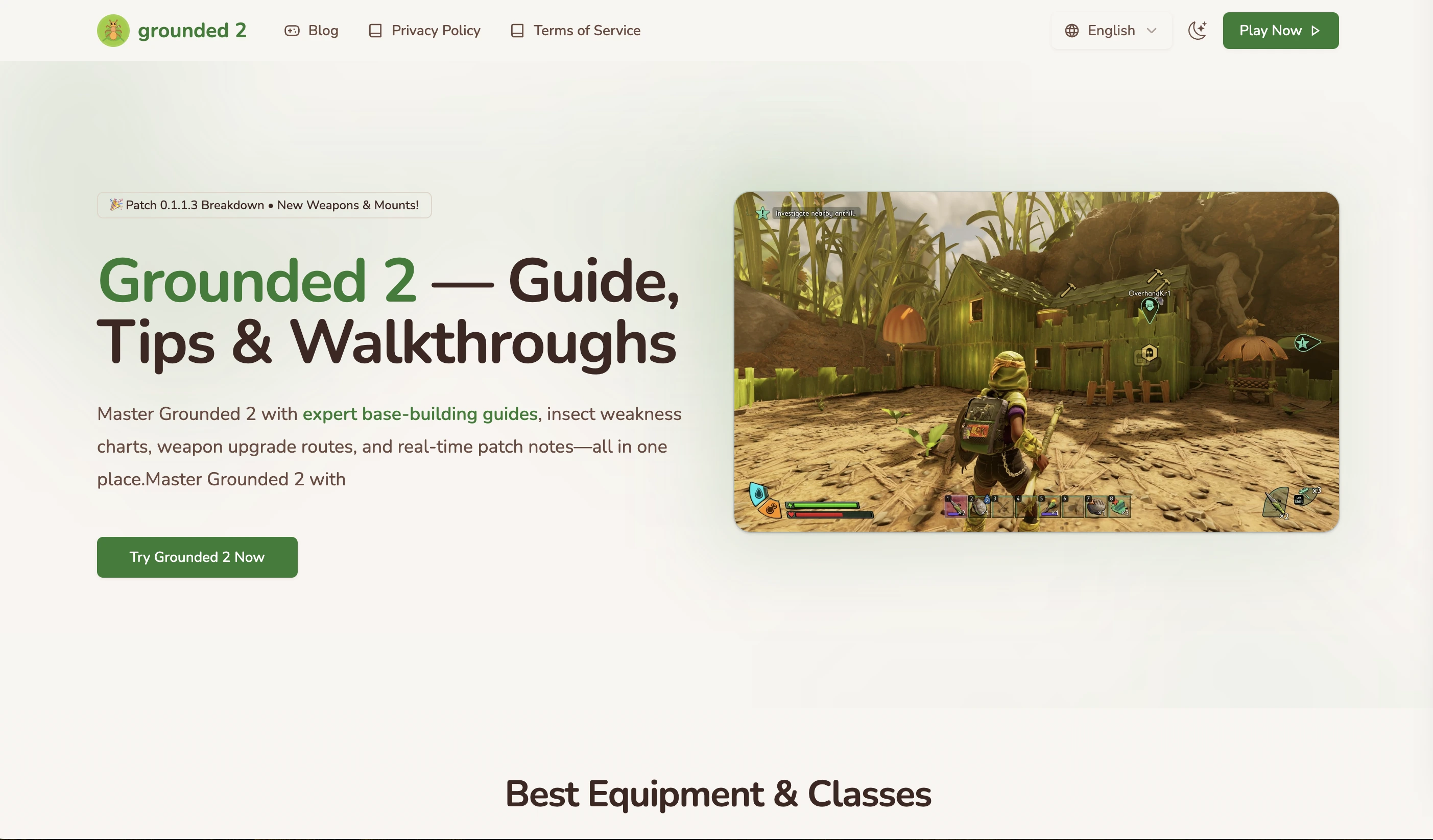 Grounded 2 Companion: Guides, Tips & Builds screenshot 1