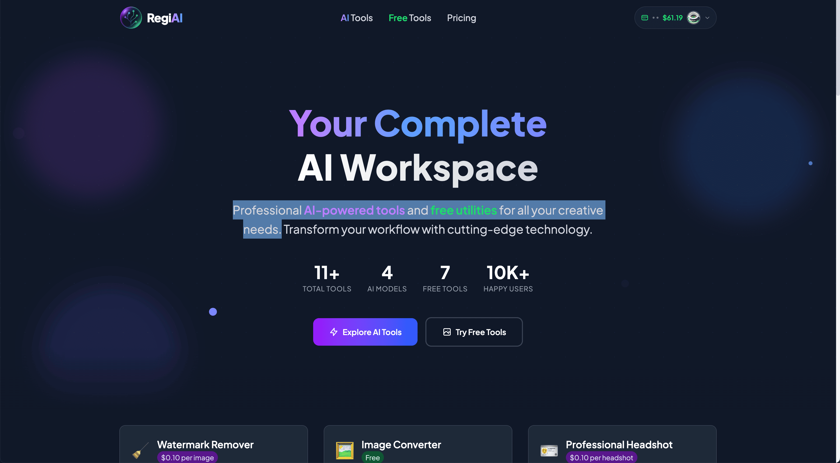 Regi AI screenshot 1