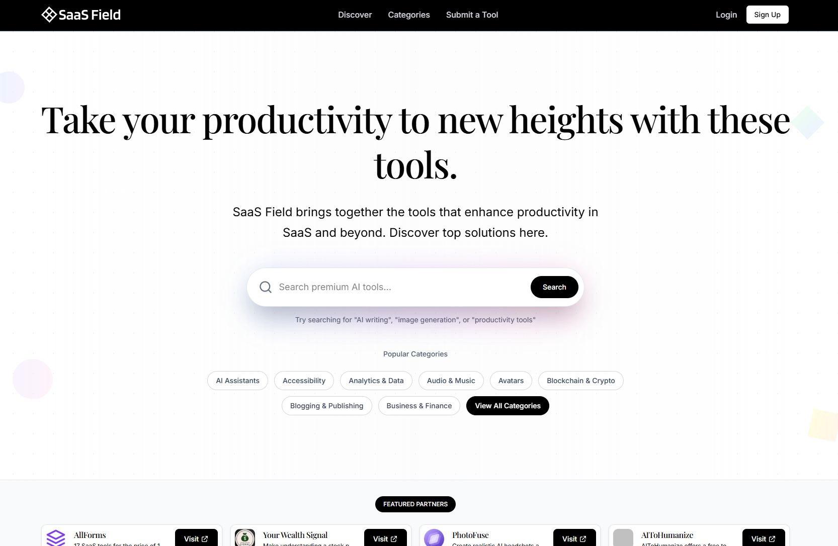 SaaS Field screenshot 1