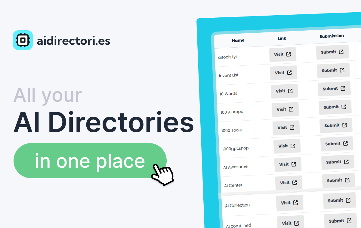 AI directories screenshot 1
