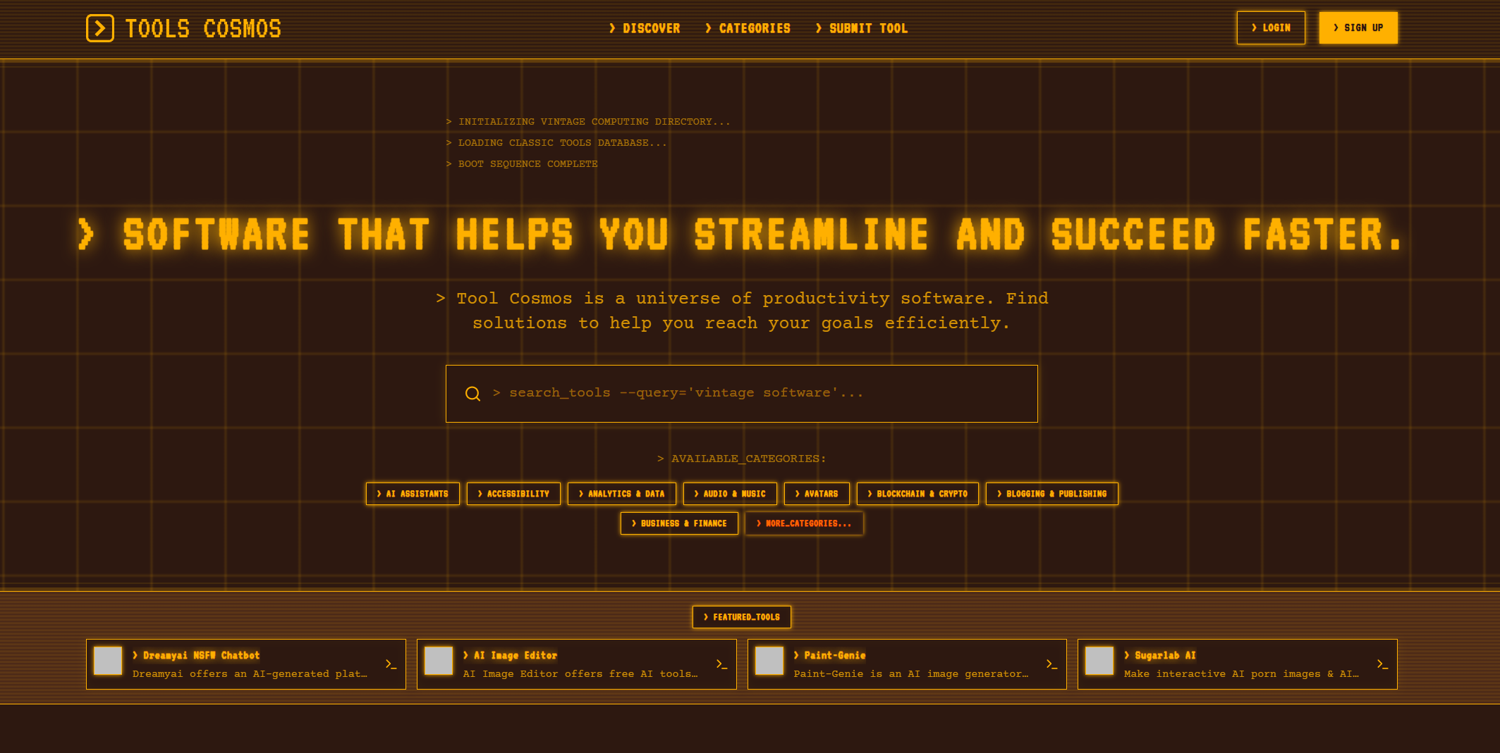Tools Cosmos screenshot 1