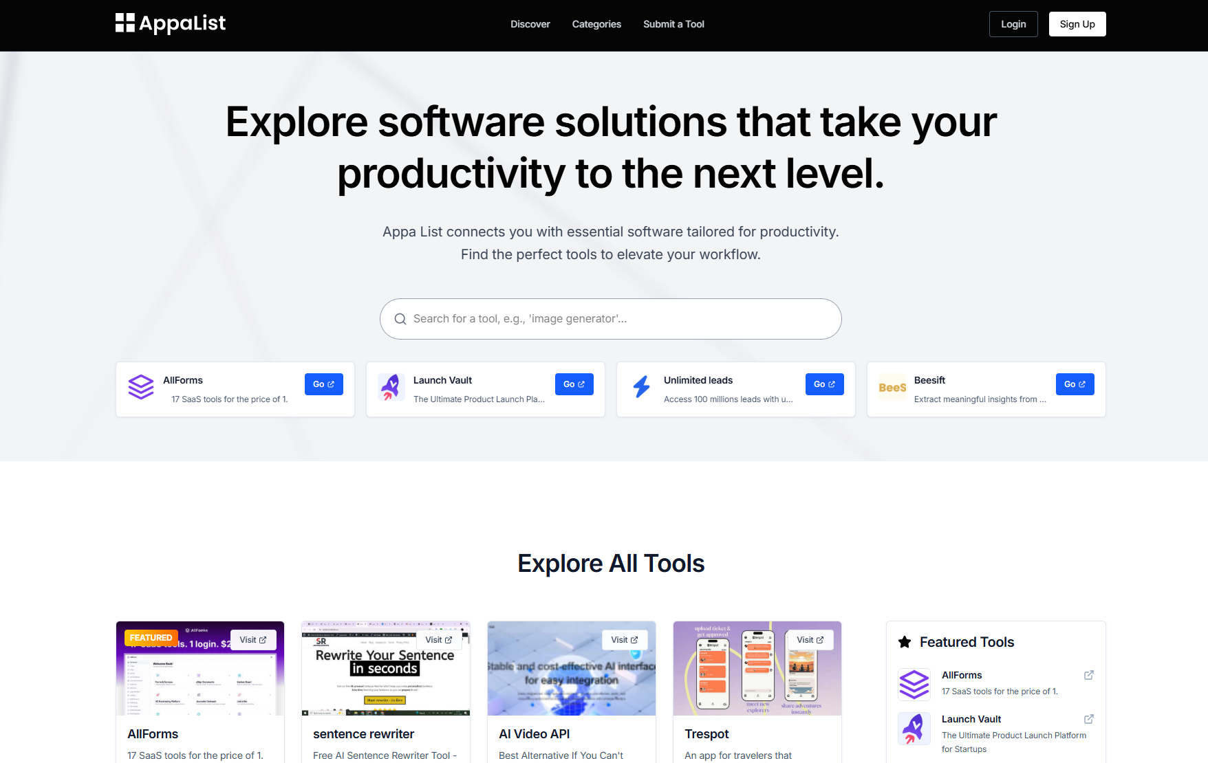 Appa List screenshot 1