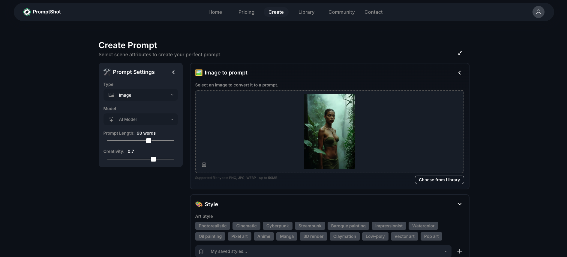PromptShot screenshot 1