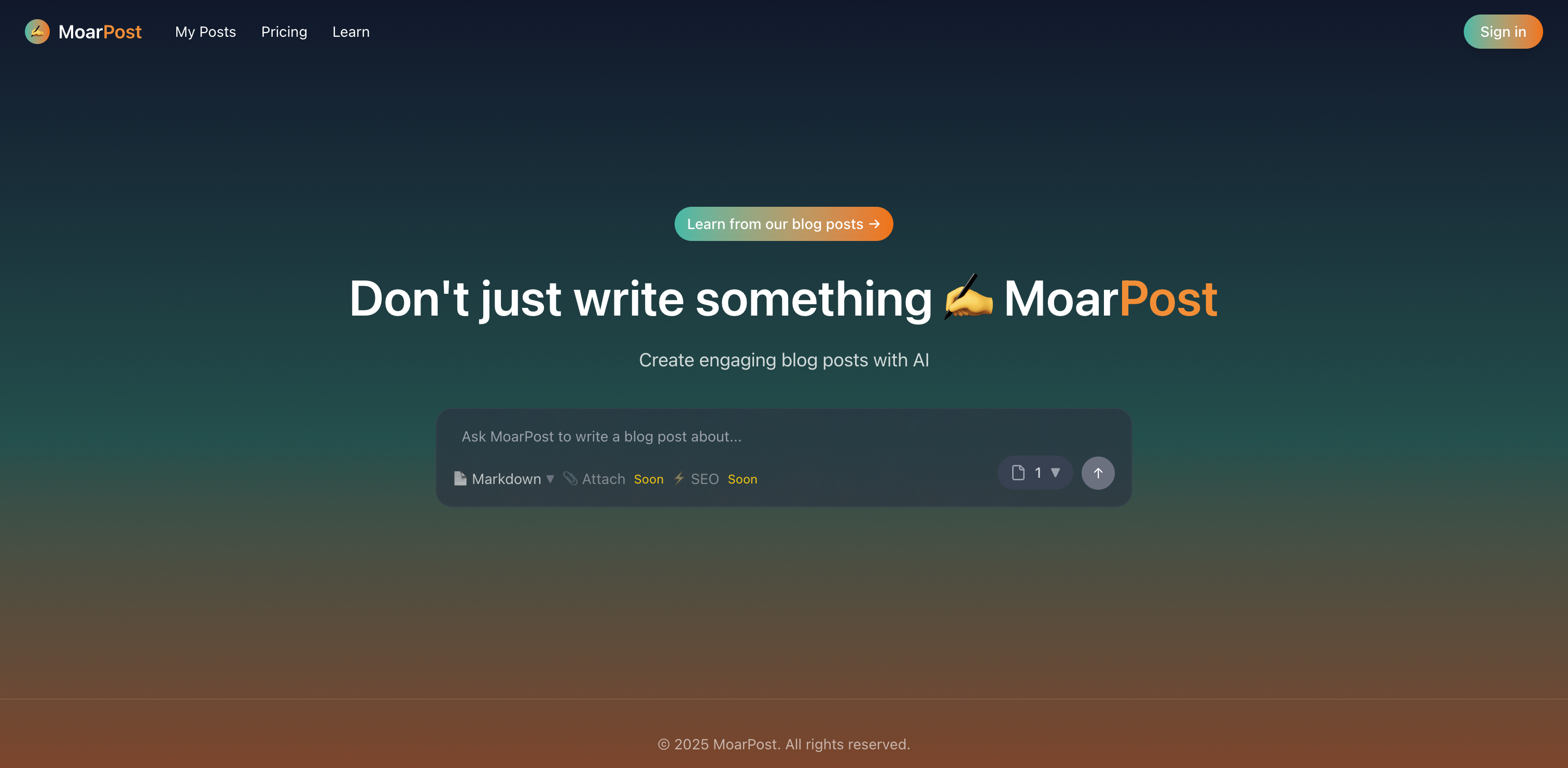 MoarPost screenshot 1
