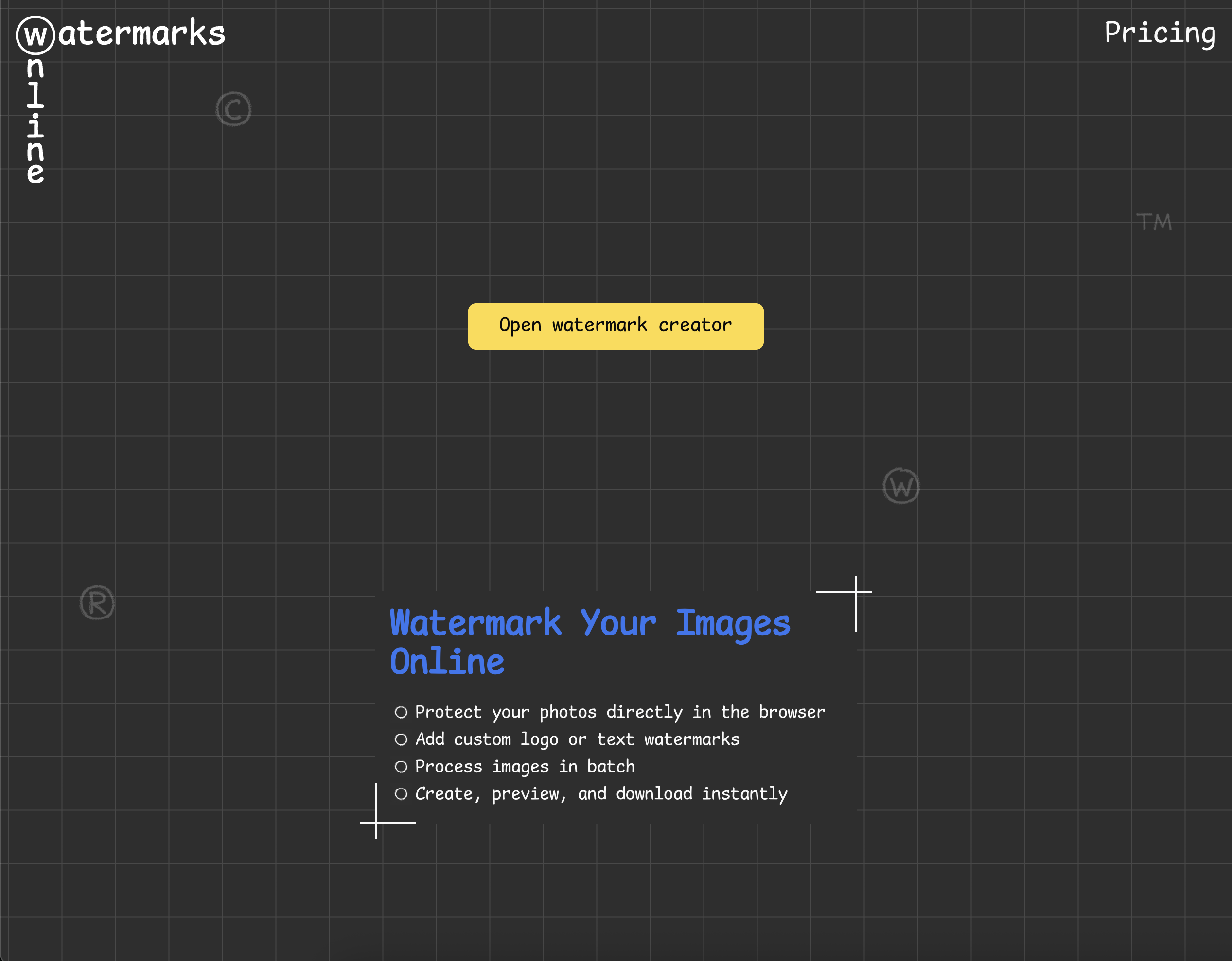 Onlinewatermarks screenshot 1