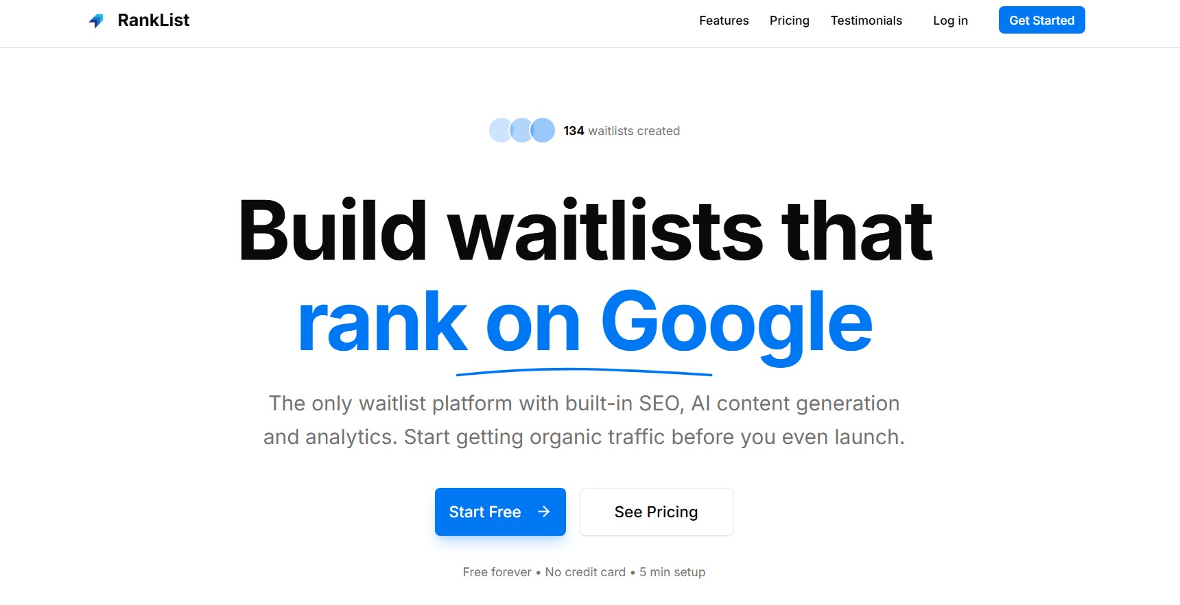 RankList screenshot 3
