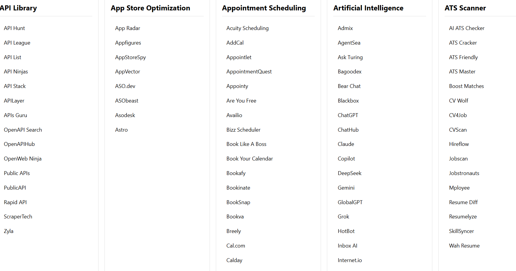 Very Good Alternatives screenshot 3