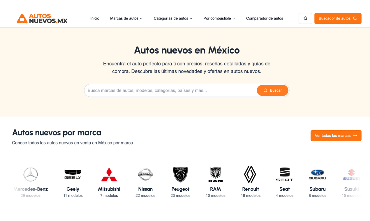 Autos Nuevos screenshot 1