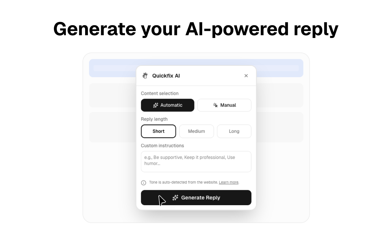 Quickfix AI screenshot 2