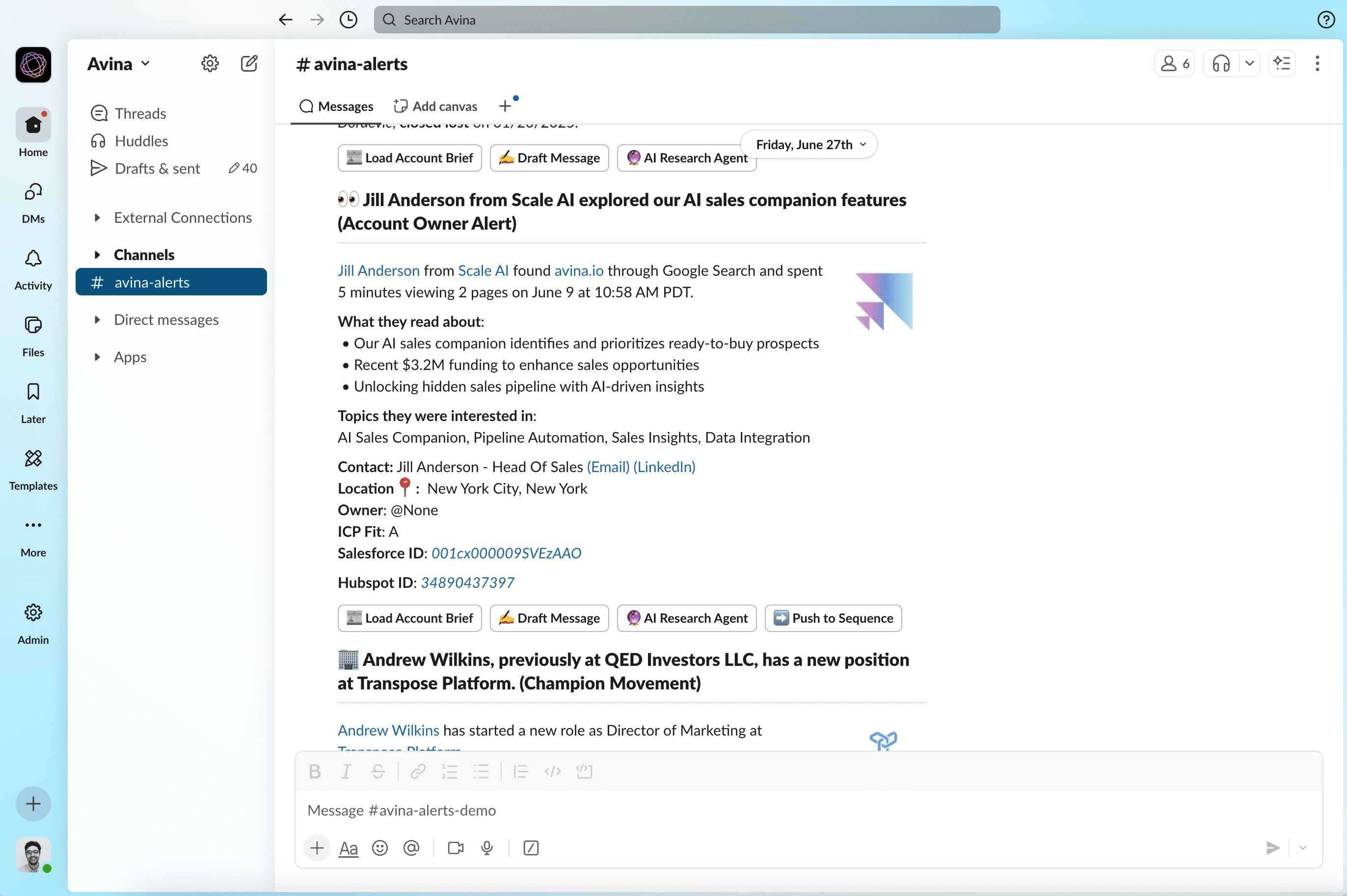 Avina screenshot 4