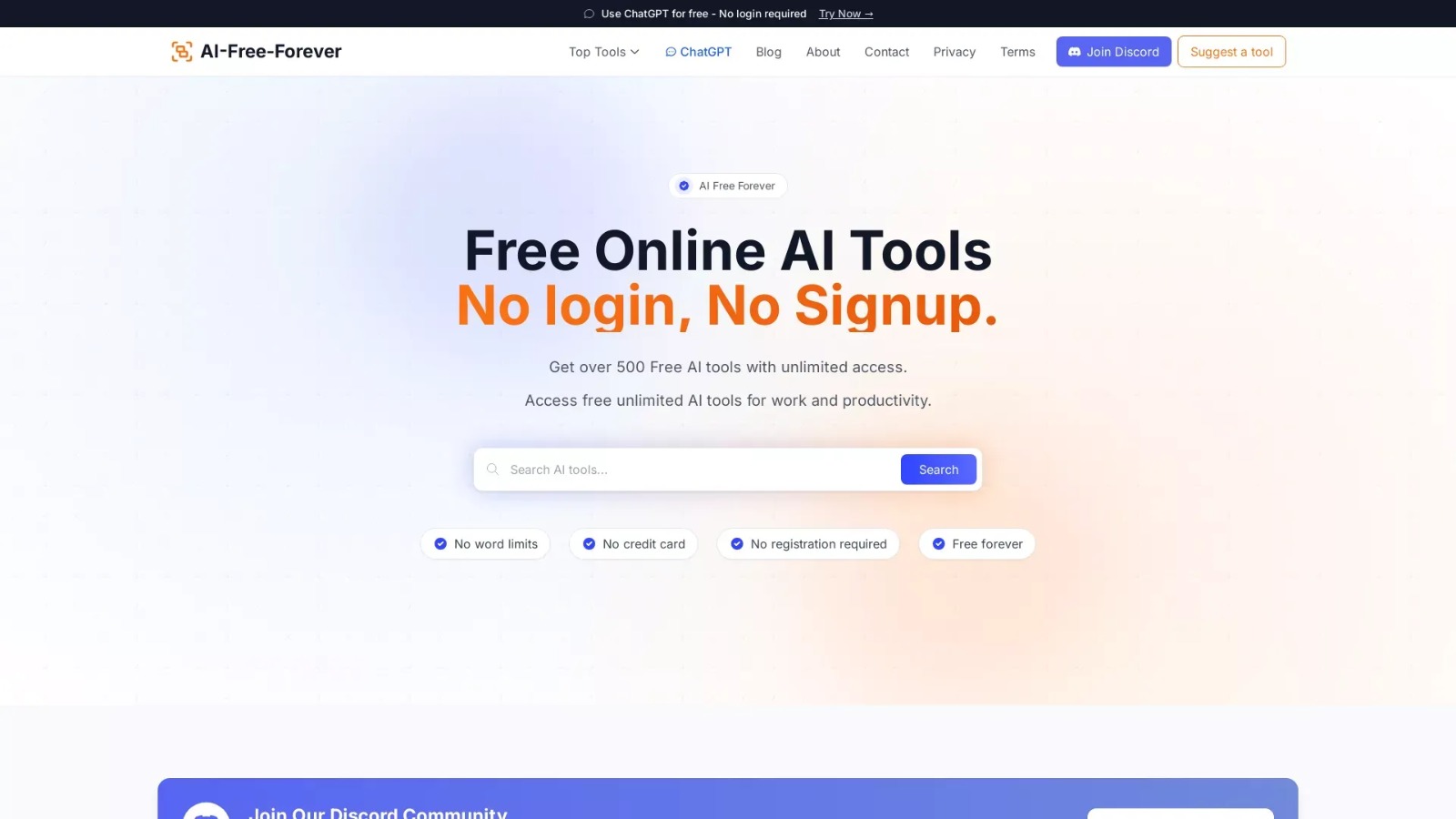 AI FREE FOREVER screenshot 1