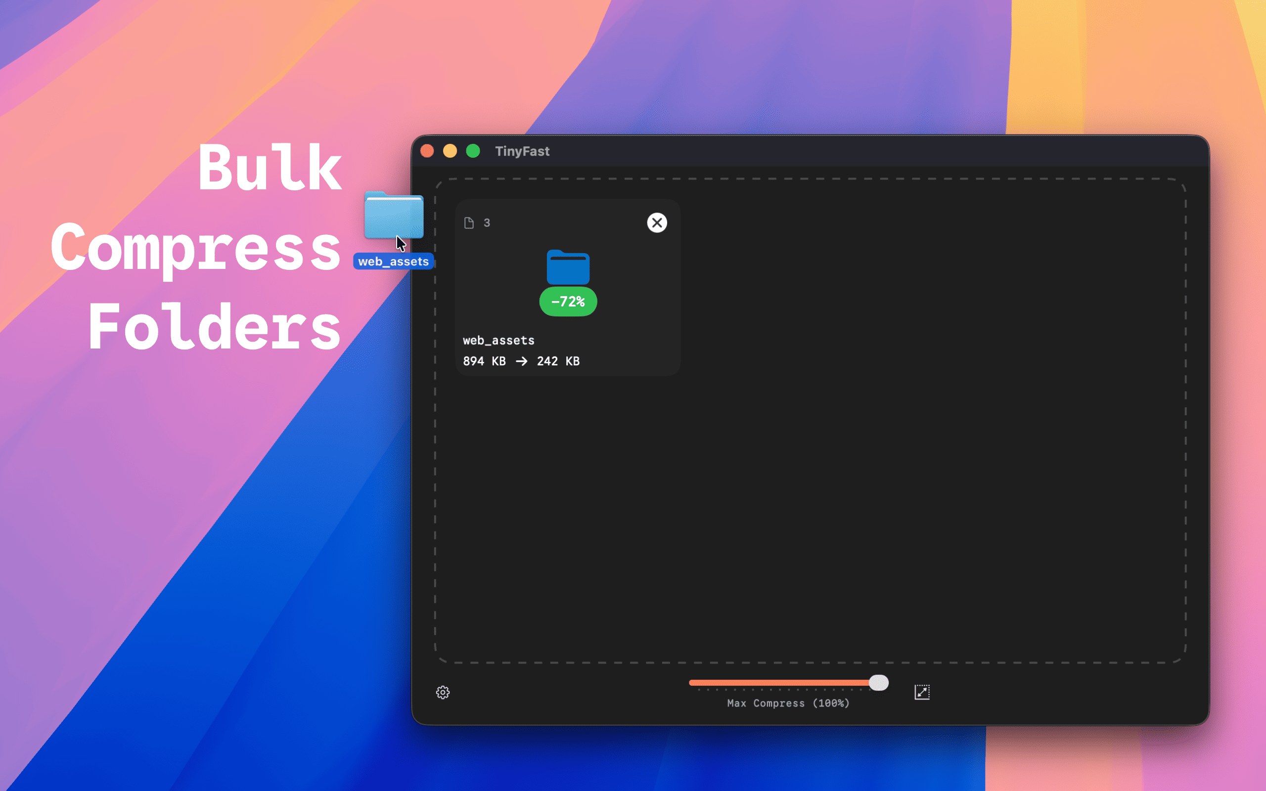 TinyFast screenshot 2