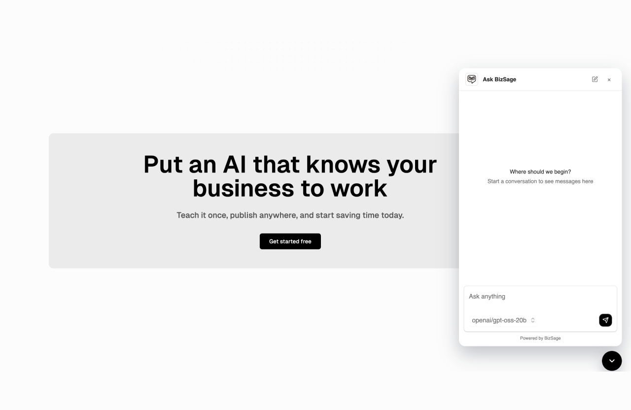 BizSage screenshot 2