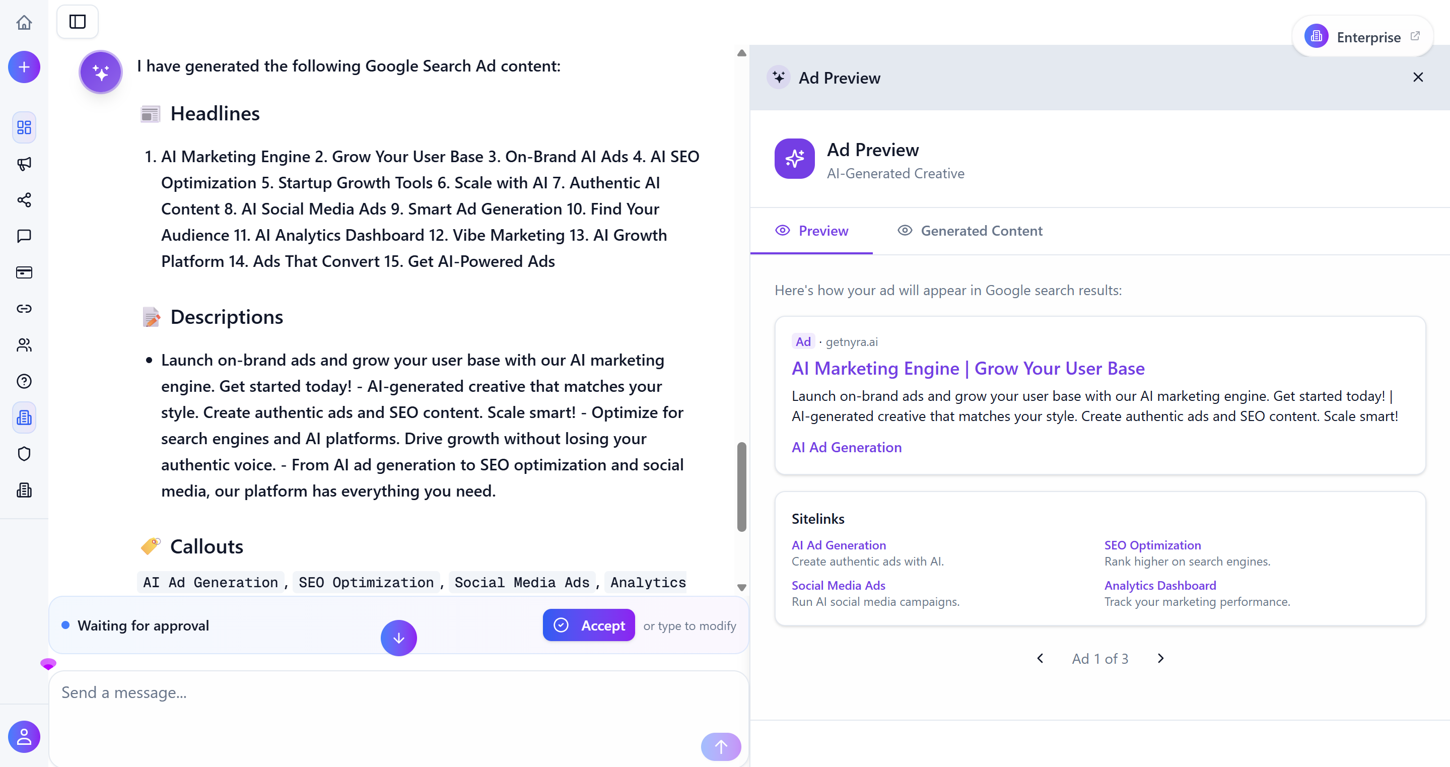 Nyra AI  screenshot 1