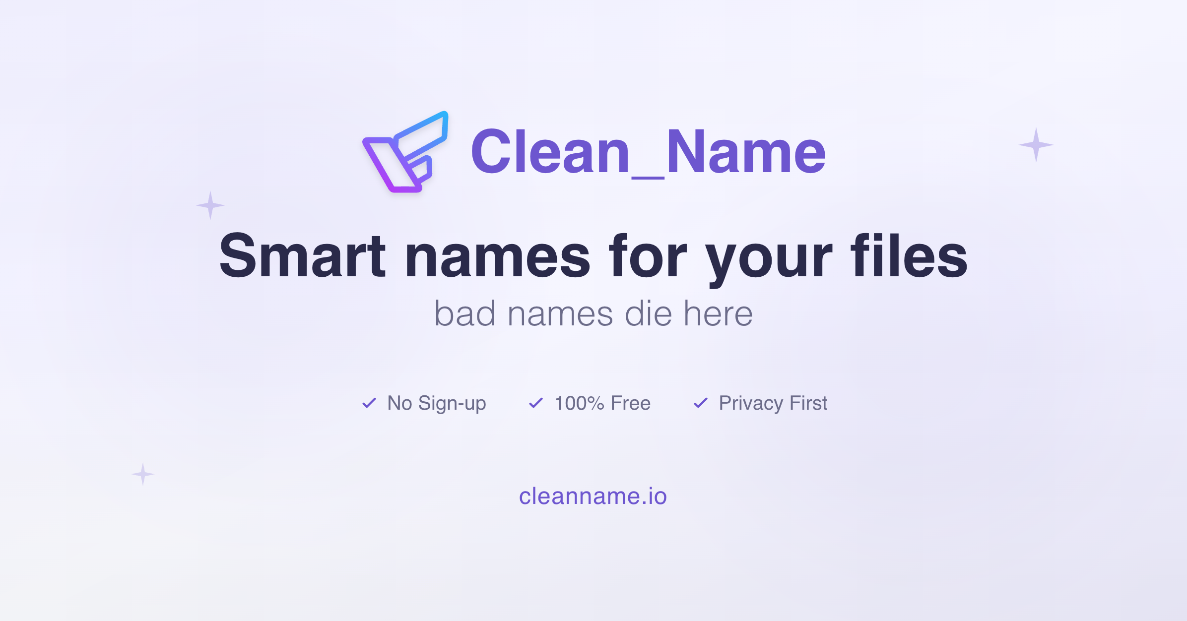Clean_Name screenshot 1