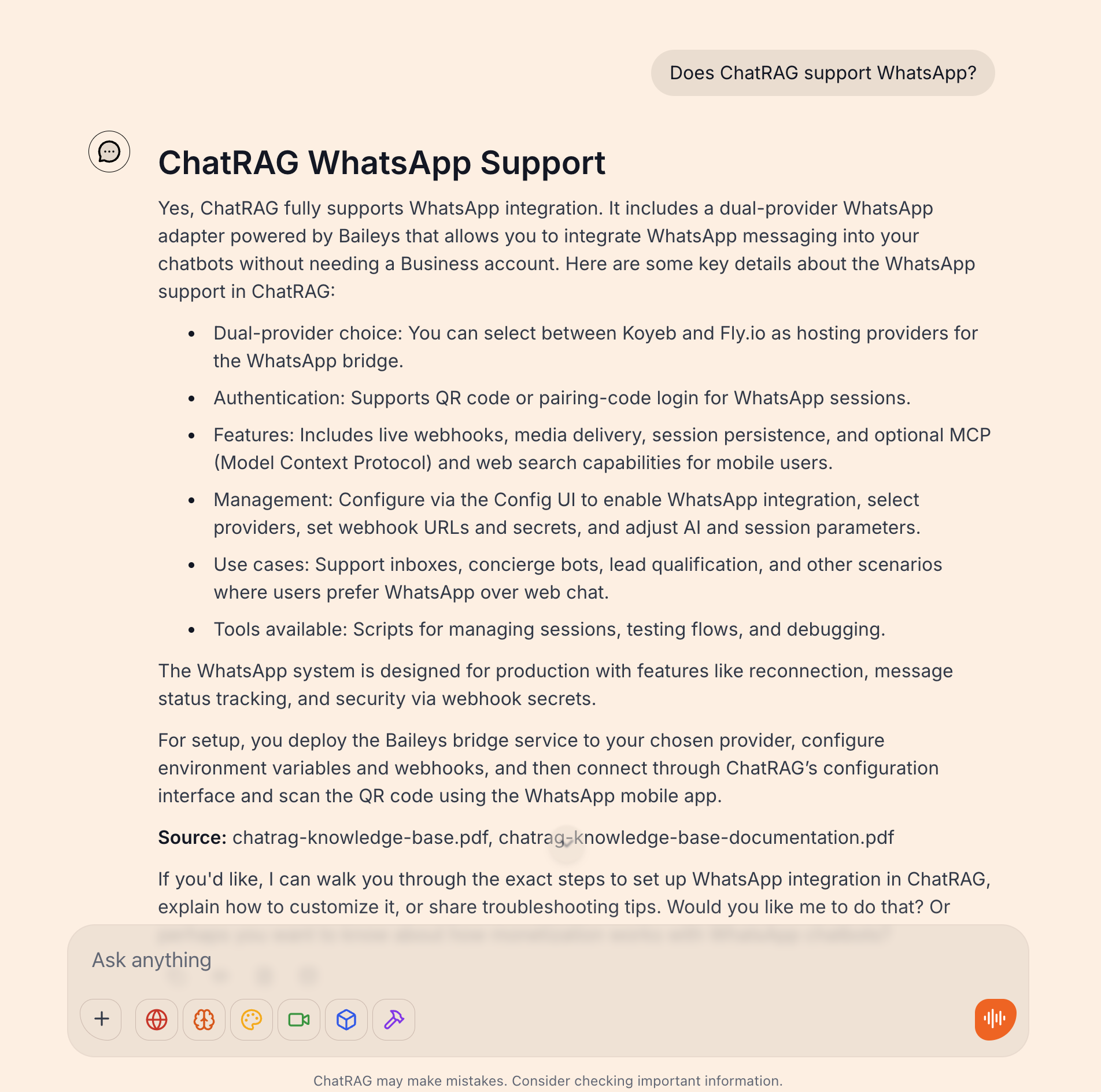ChatRAG screenshot 2