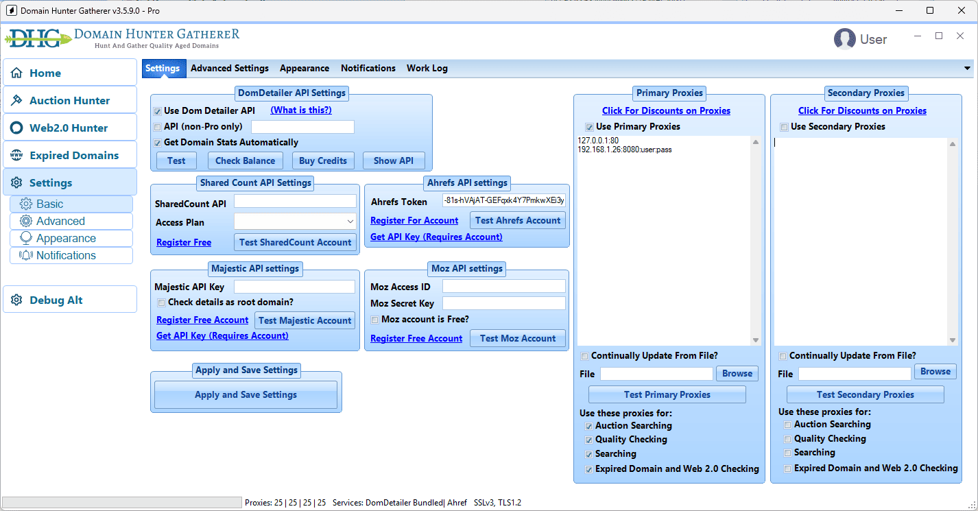 Domain Hunter Gatherer screenshot 4