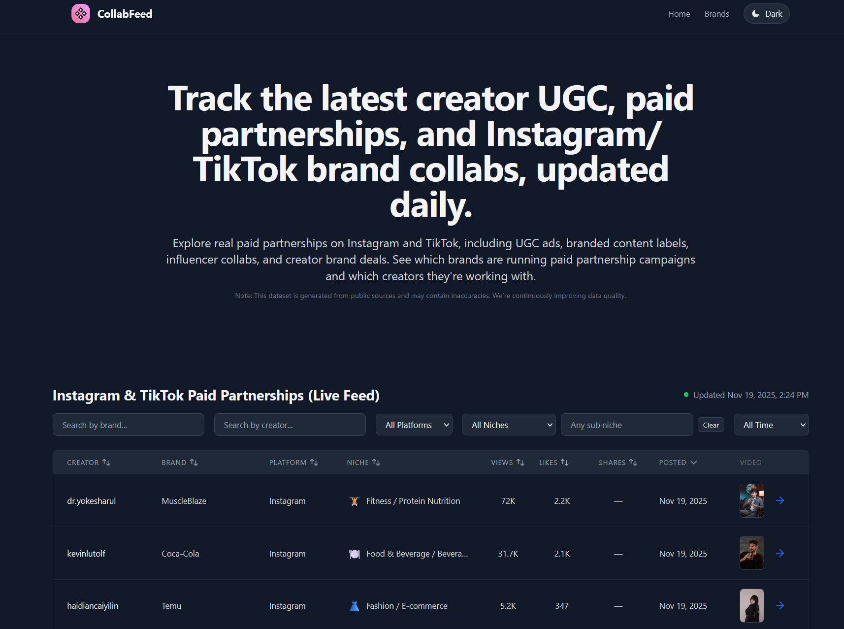 CollabFeed screenshot 2