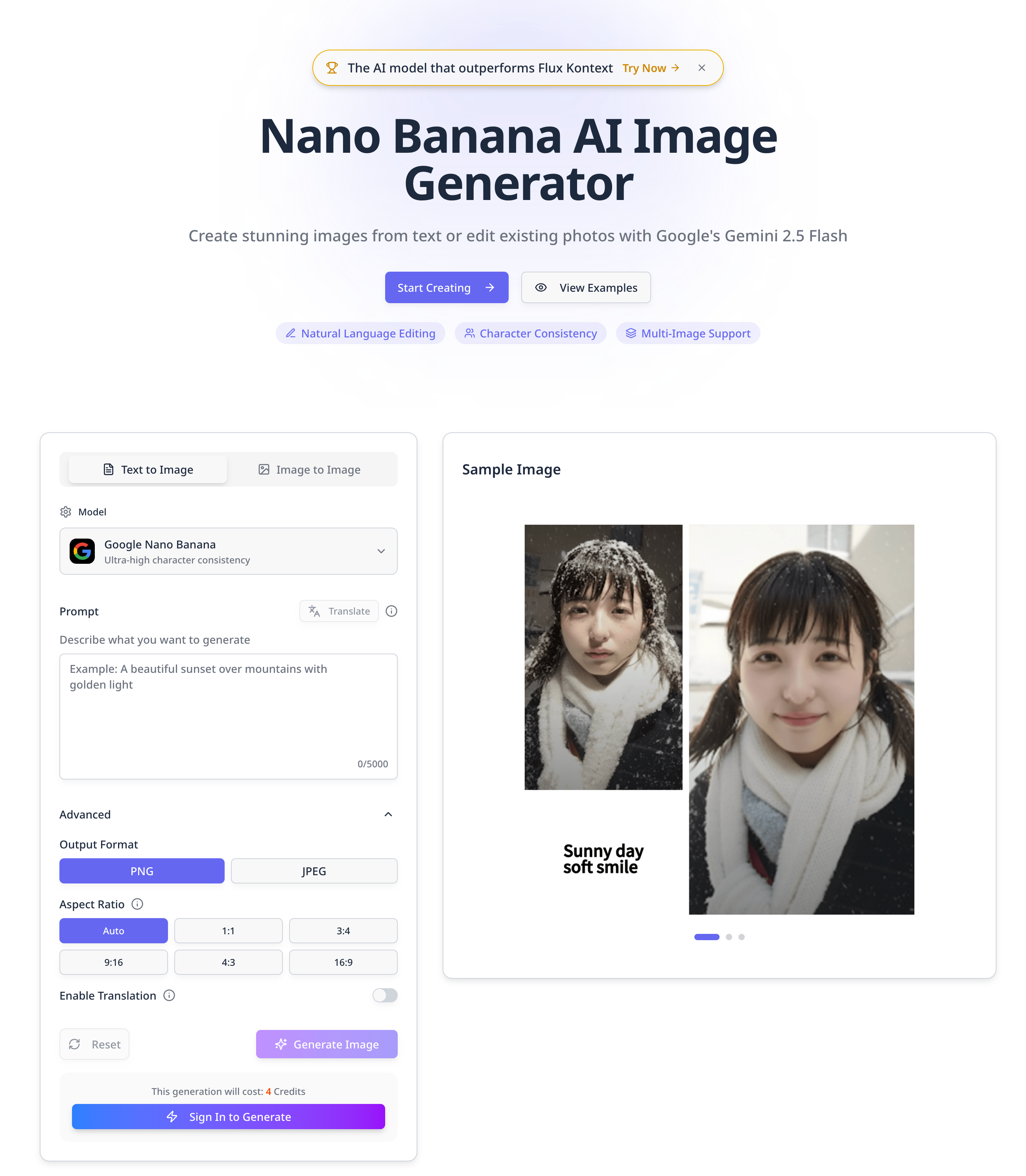 Nano Banana AI — AI Image Generator & Editor screenshot 1