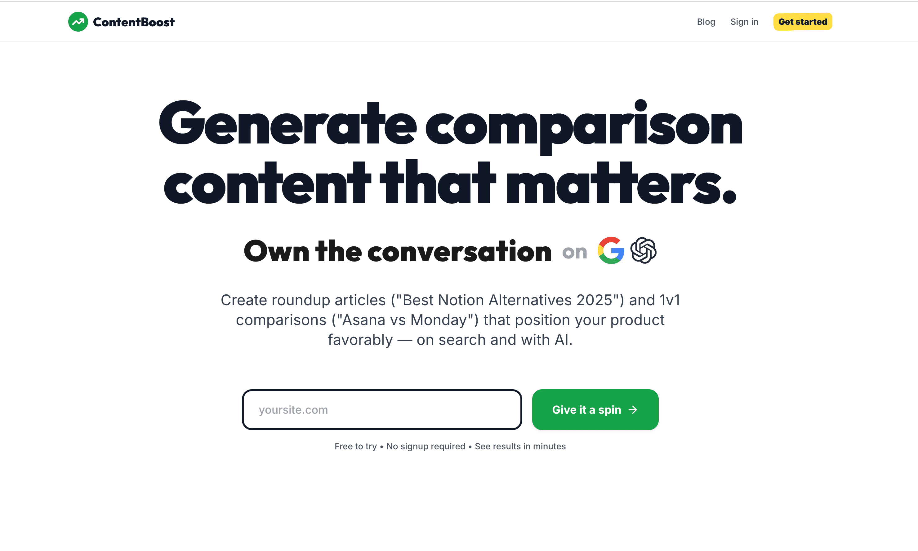 ContentBoost screenshot 1