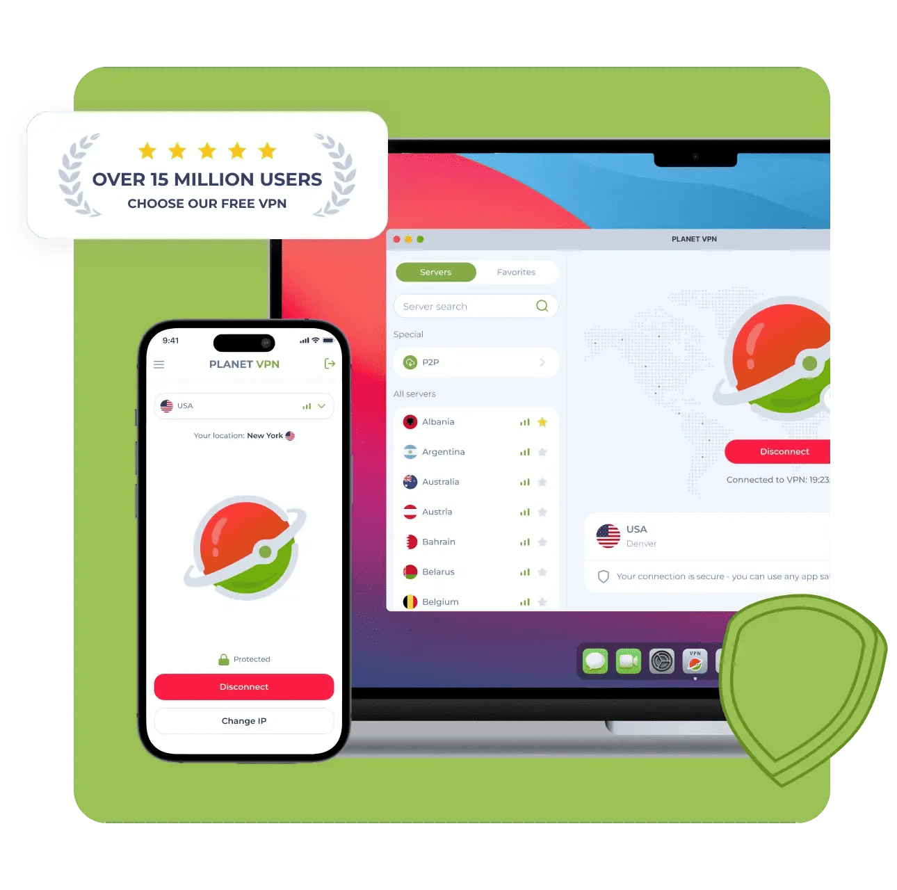 Planet VPN screenshot 1