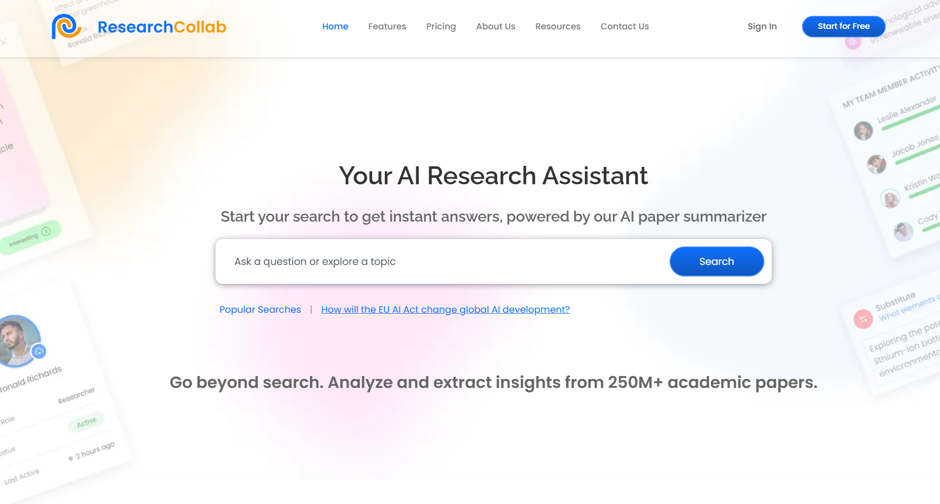 researchcollab screenshot 1