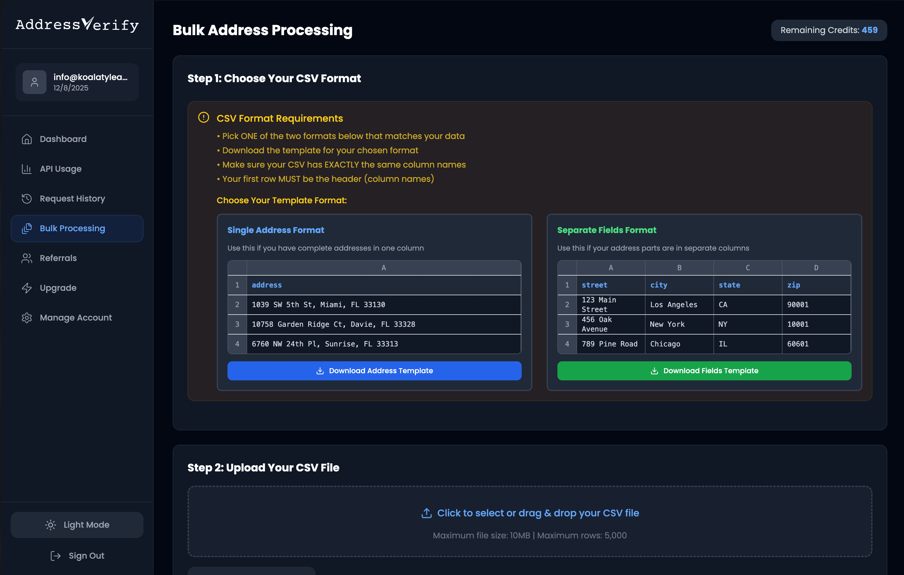 AddressVerify screenshot 4