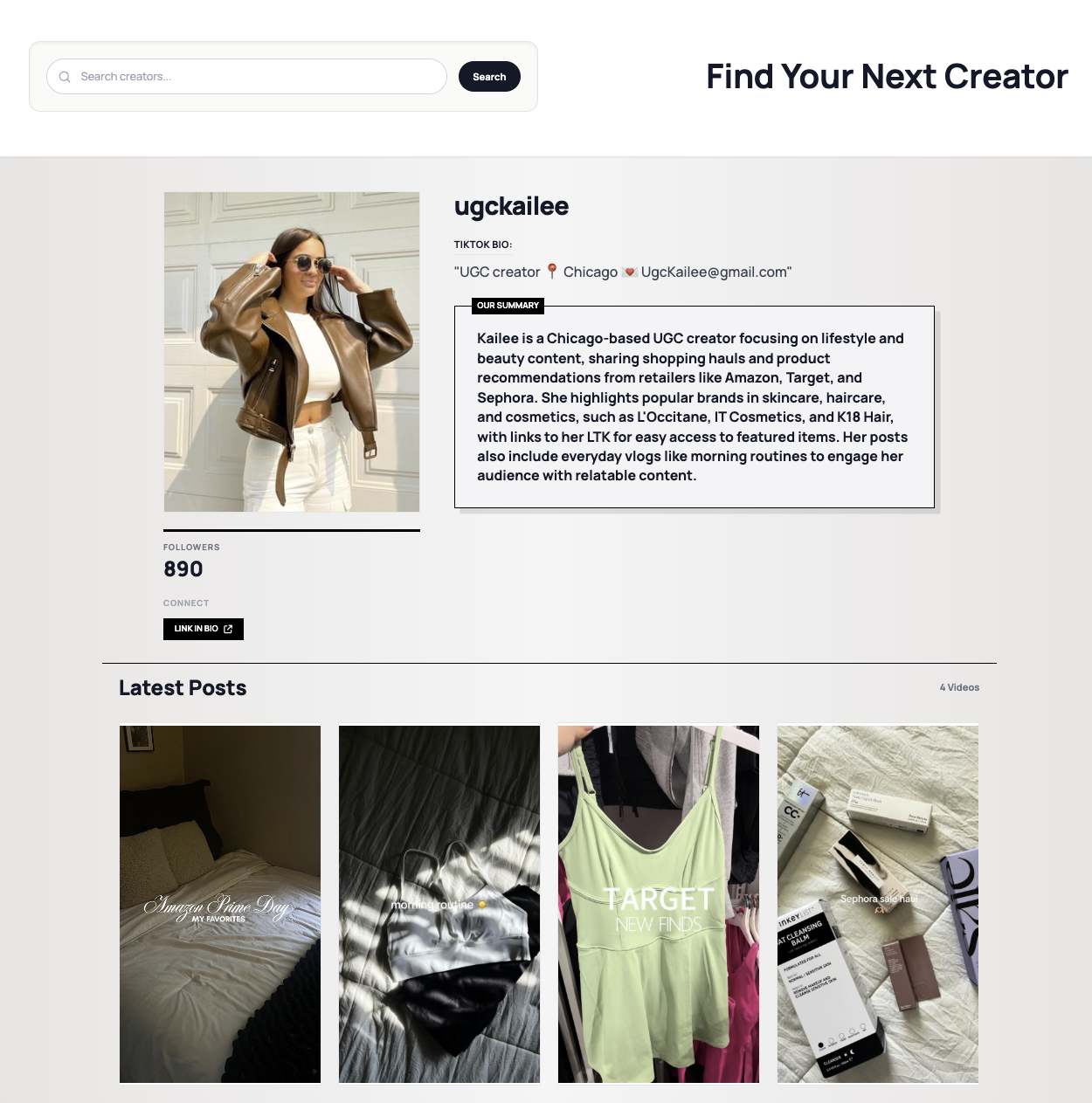 UGC Verse screenshot 1