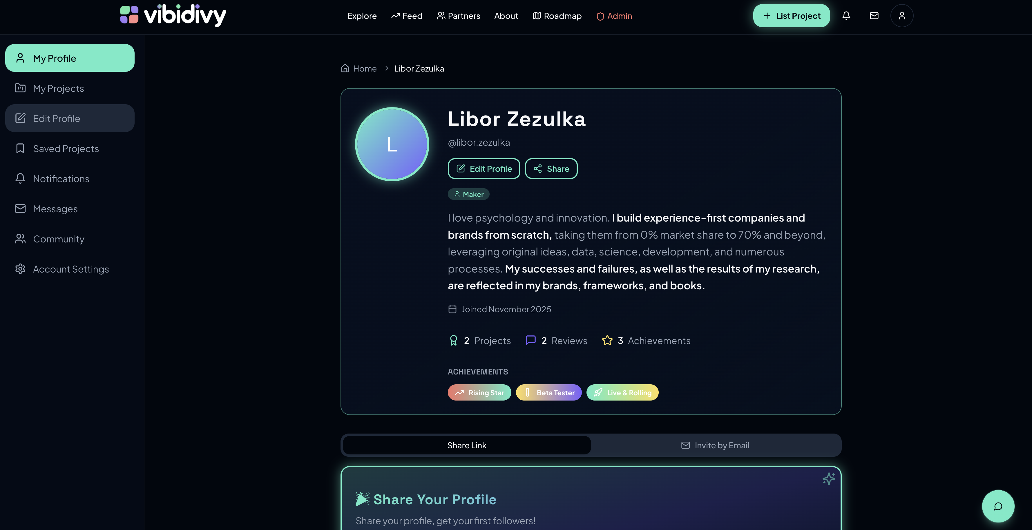 VibiDivy screenshot 1