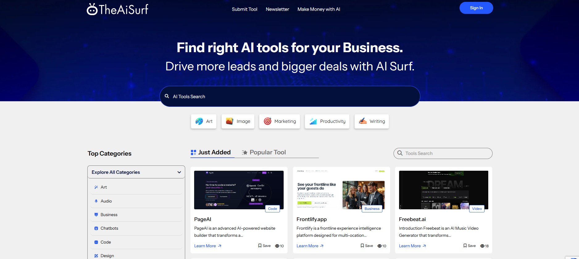 The AI Surf screenshot 1