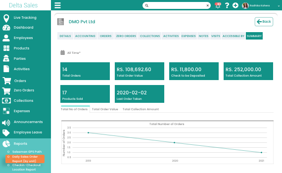 Delta Sales App screenshot 1