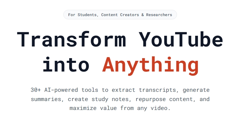 Transcriptr screenshot 1