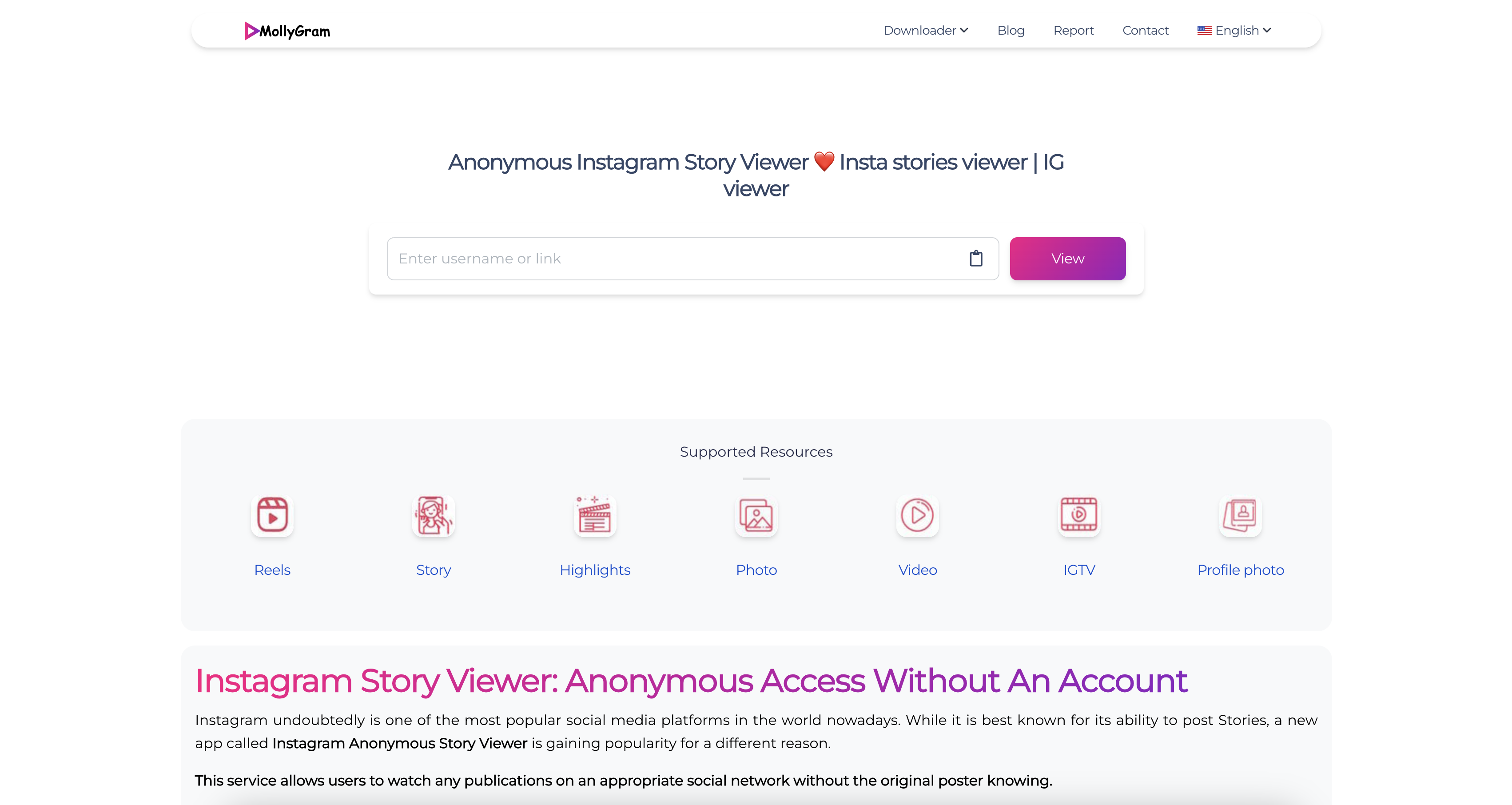 MollyGram screenshot 1