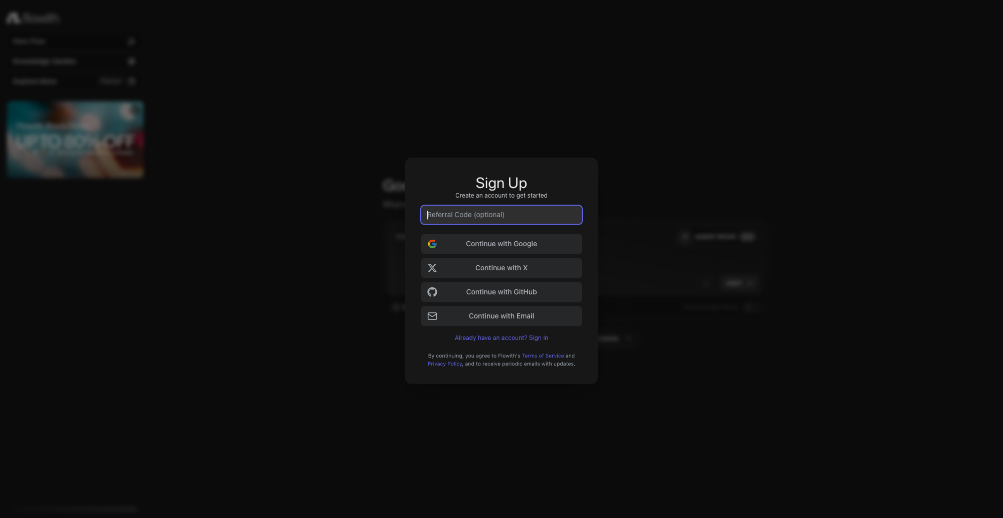 Flowith AI screenshot 1