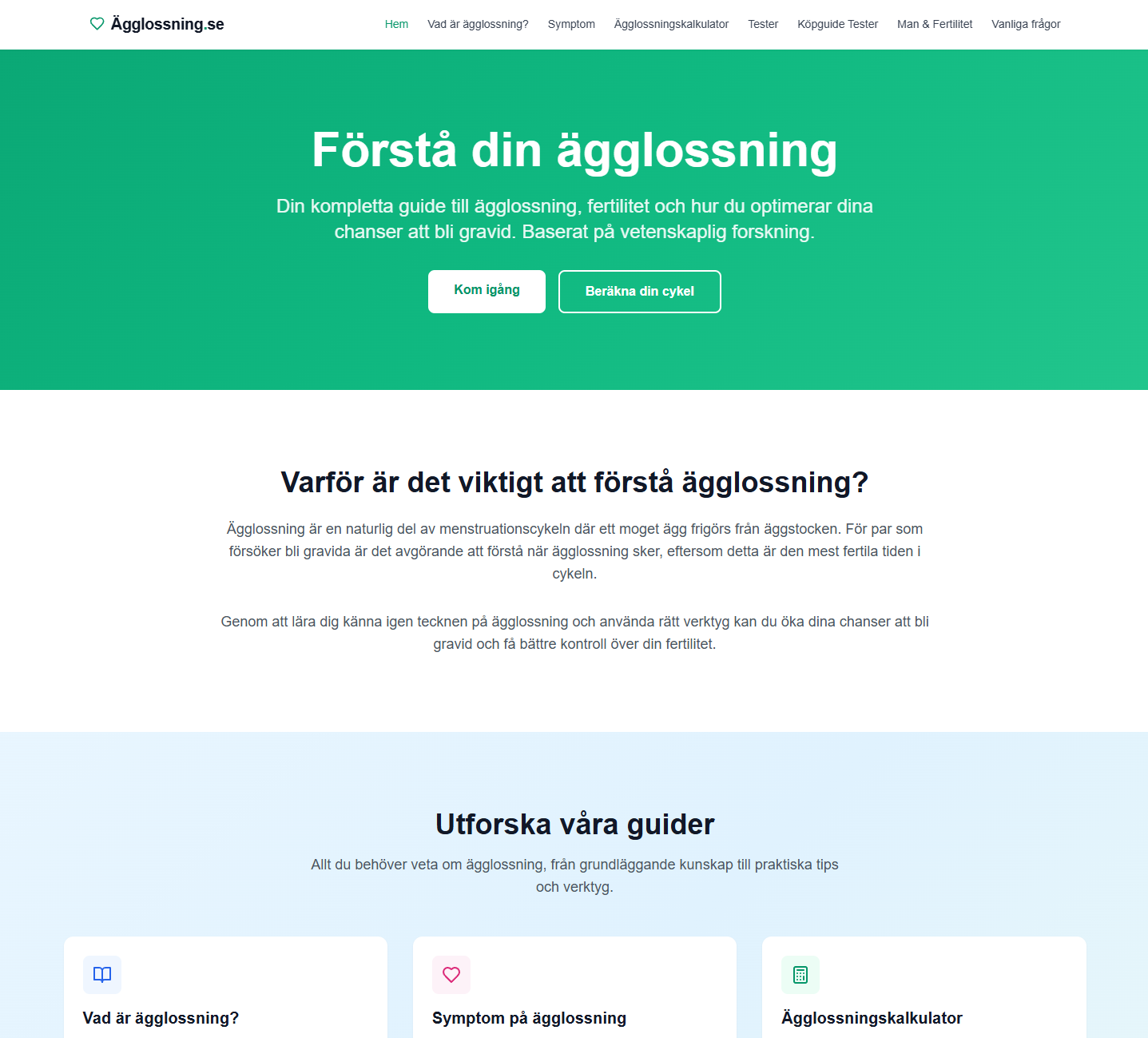 Ägglossning screenshot 1