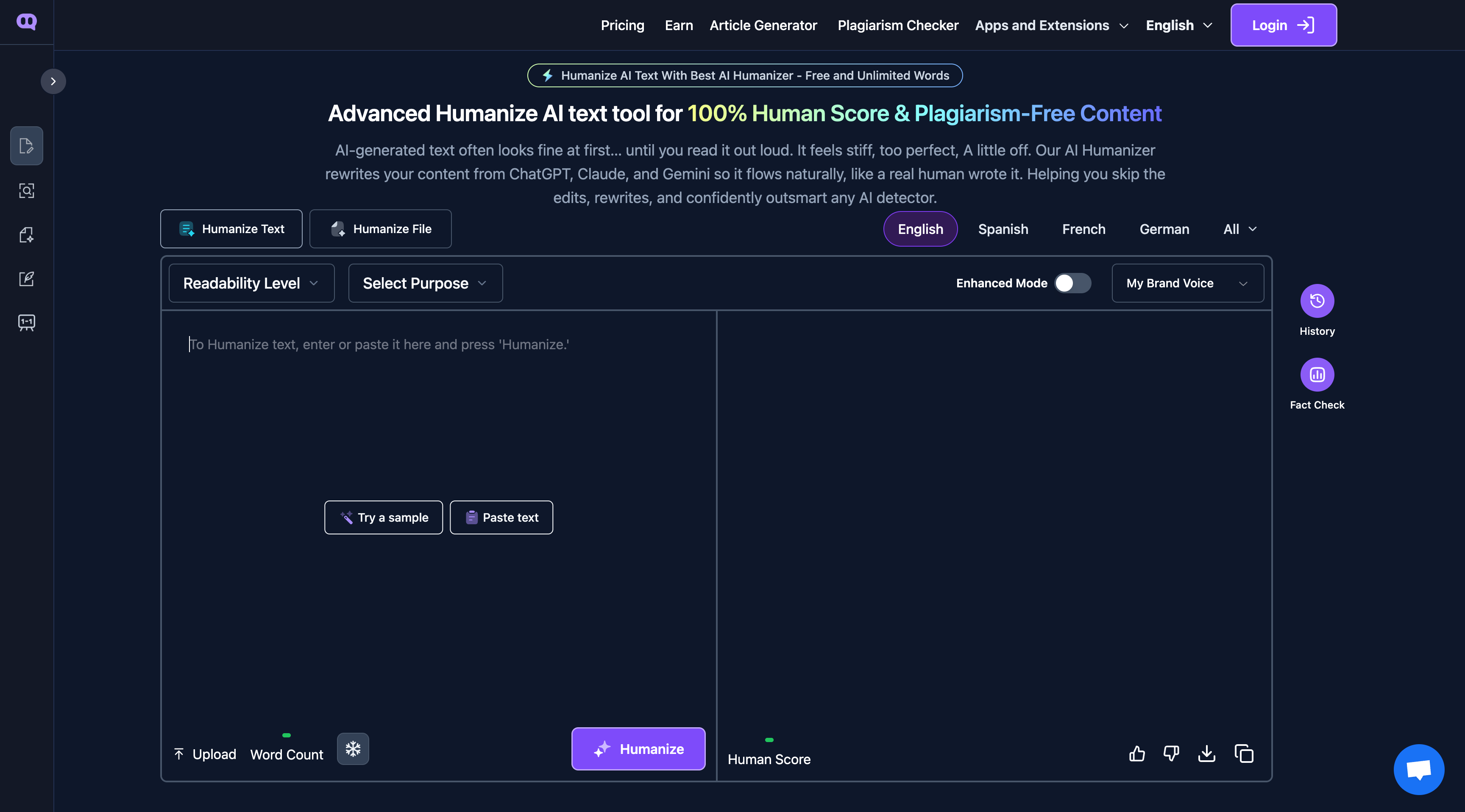 Humanize AI screenshot 1
