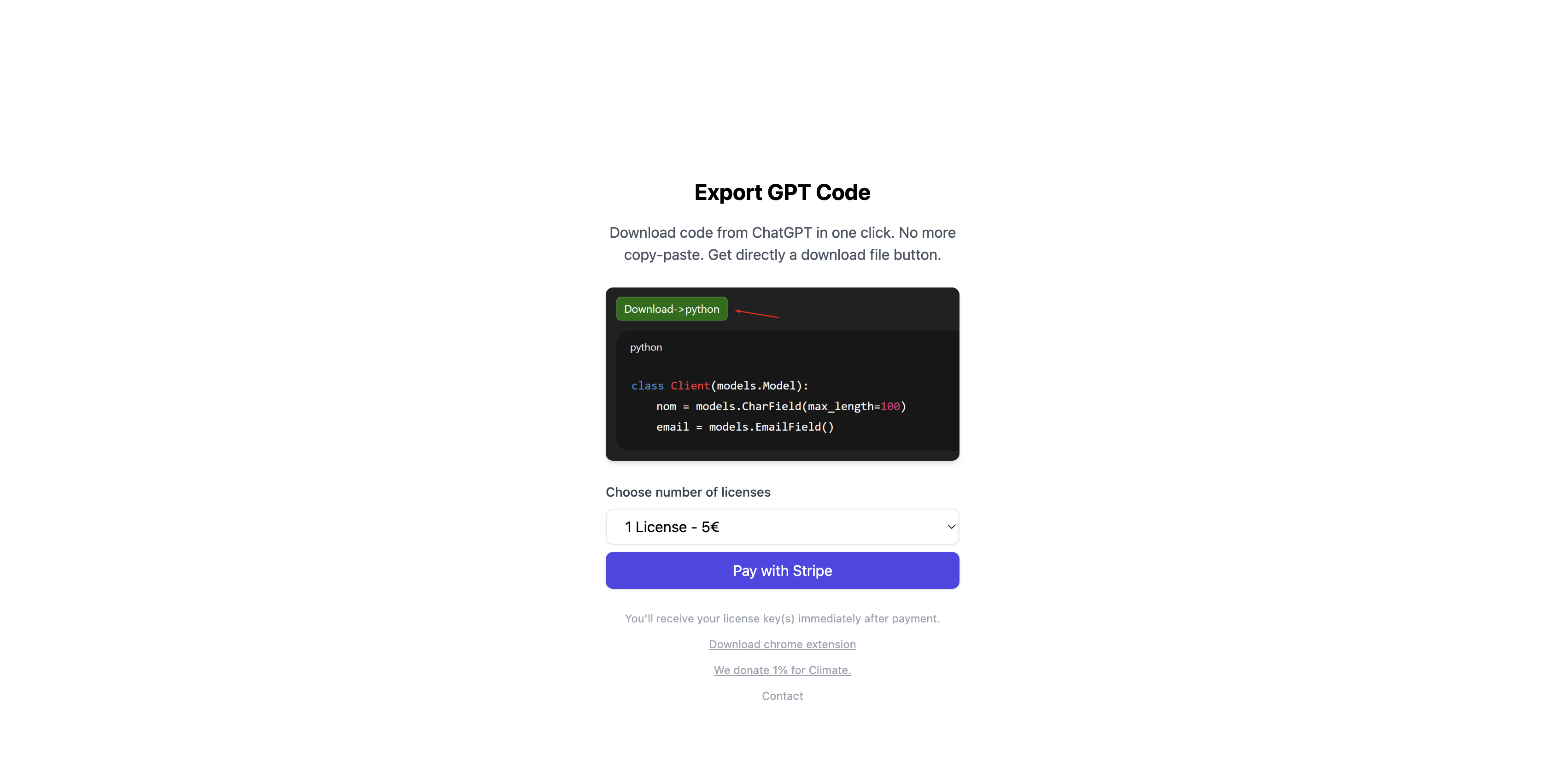 Export GPT Code screenshot 1