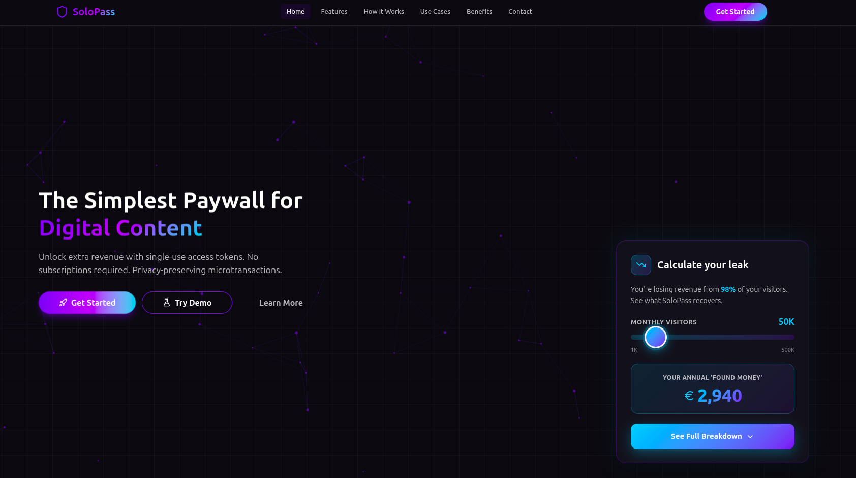 SoloPass screenshot 1