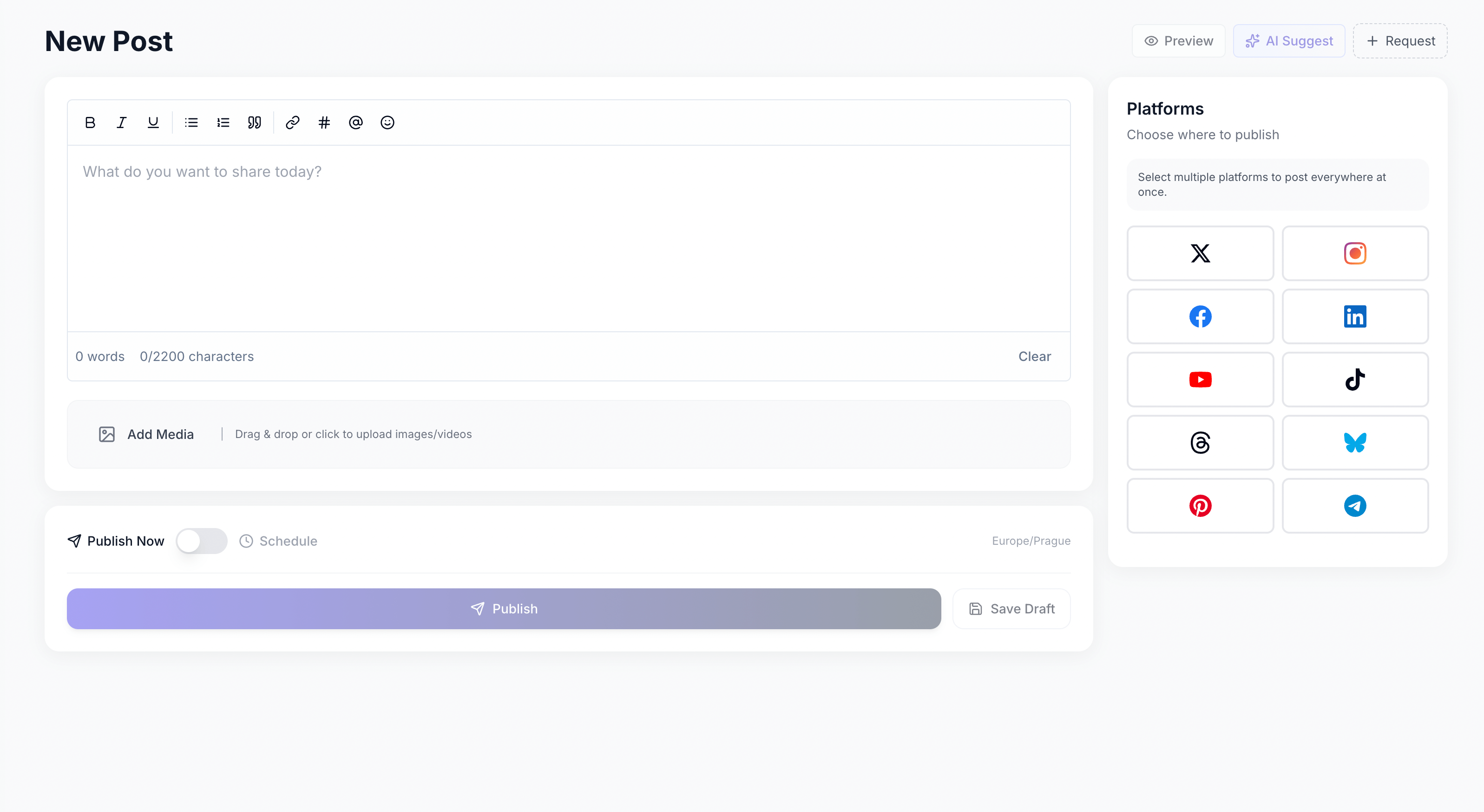 SocialCal screenshot 1